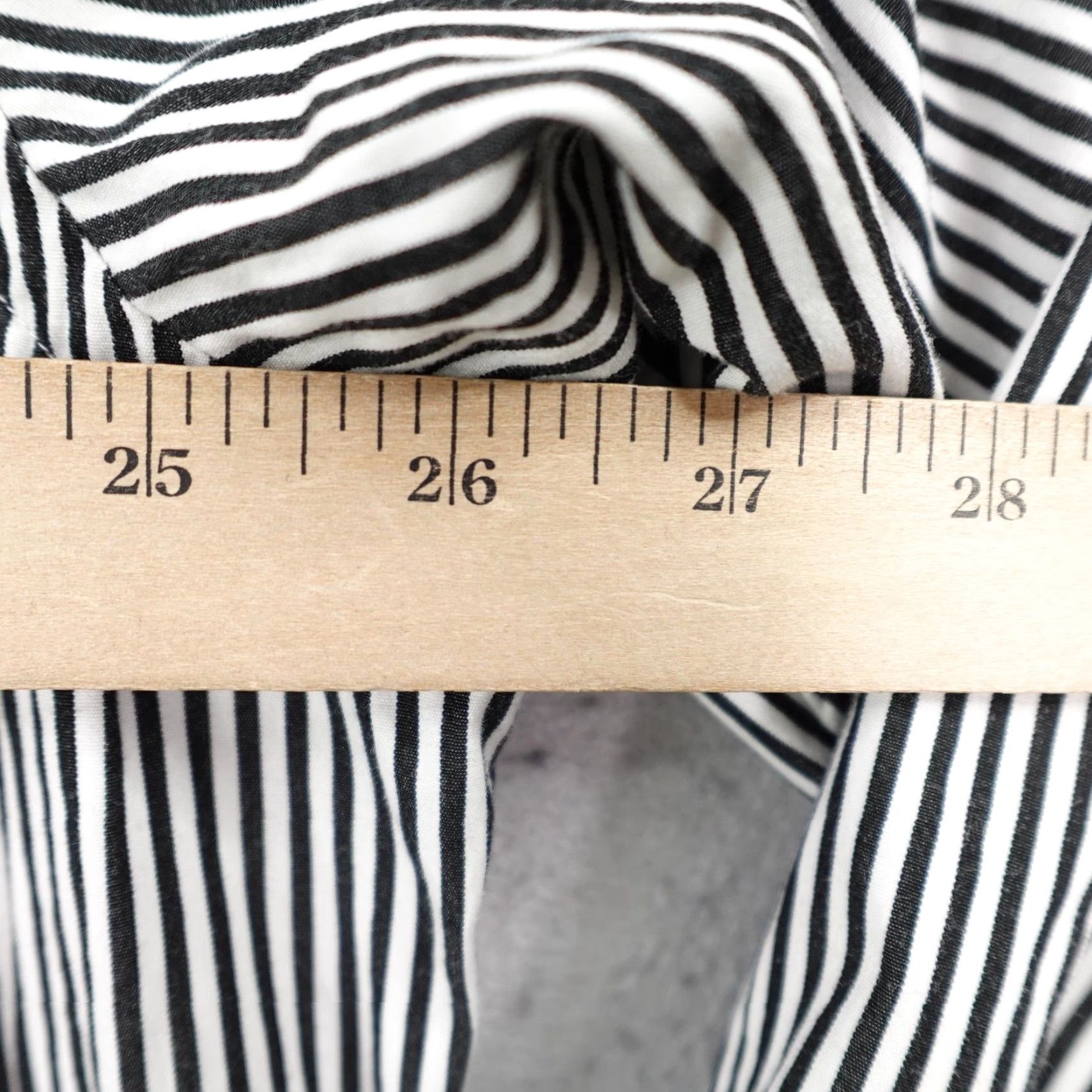 Ralph Lauren VINTAGE Ralph Lauren Shirt Mens 2XL Black White Stripes Custom Fit Button Up Shirt Size US XXL / EU 58 / 5 - 6 Thumbnail