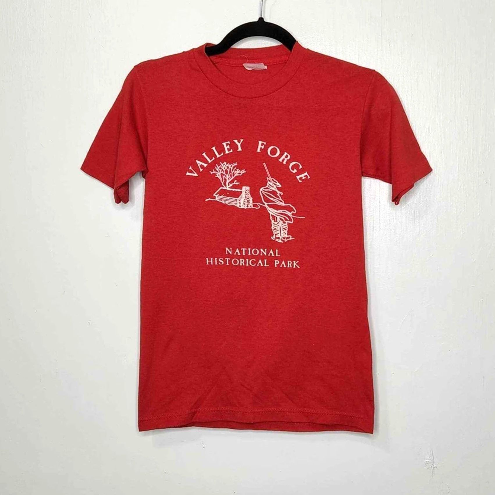 Vintage VINTAGE Valley Forge Historical National Park Single Stitch Shirt VTG Rare Shirt S Red Unisex Adults XS? Size US S / EU 44-46 / 1 - 5 Thumbnail