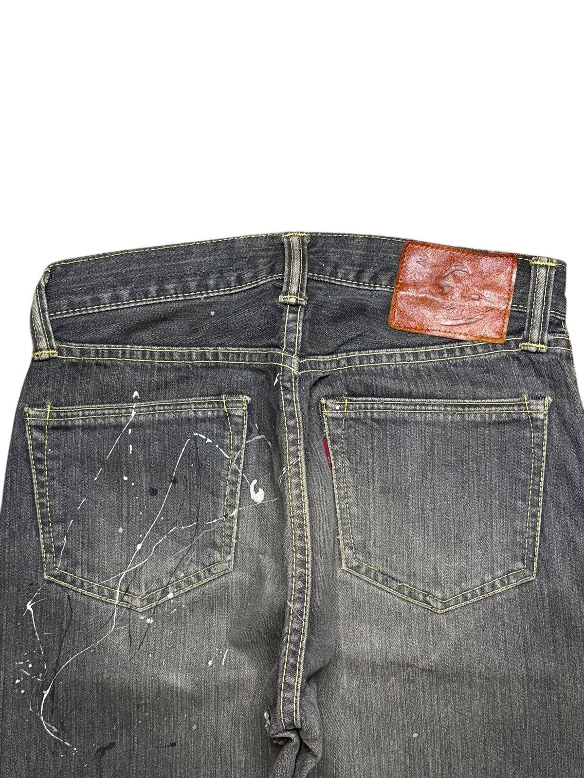 Eternal × Japanese Brand Vintage Japanese Eternal Mud Wash Painted Distressed Jeans Size US 28 / EU 44 - 8 Thumbnail