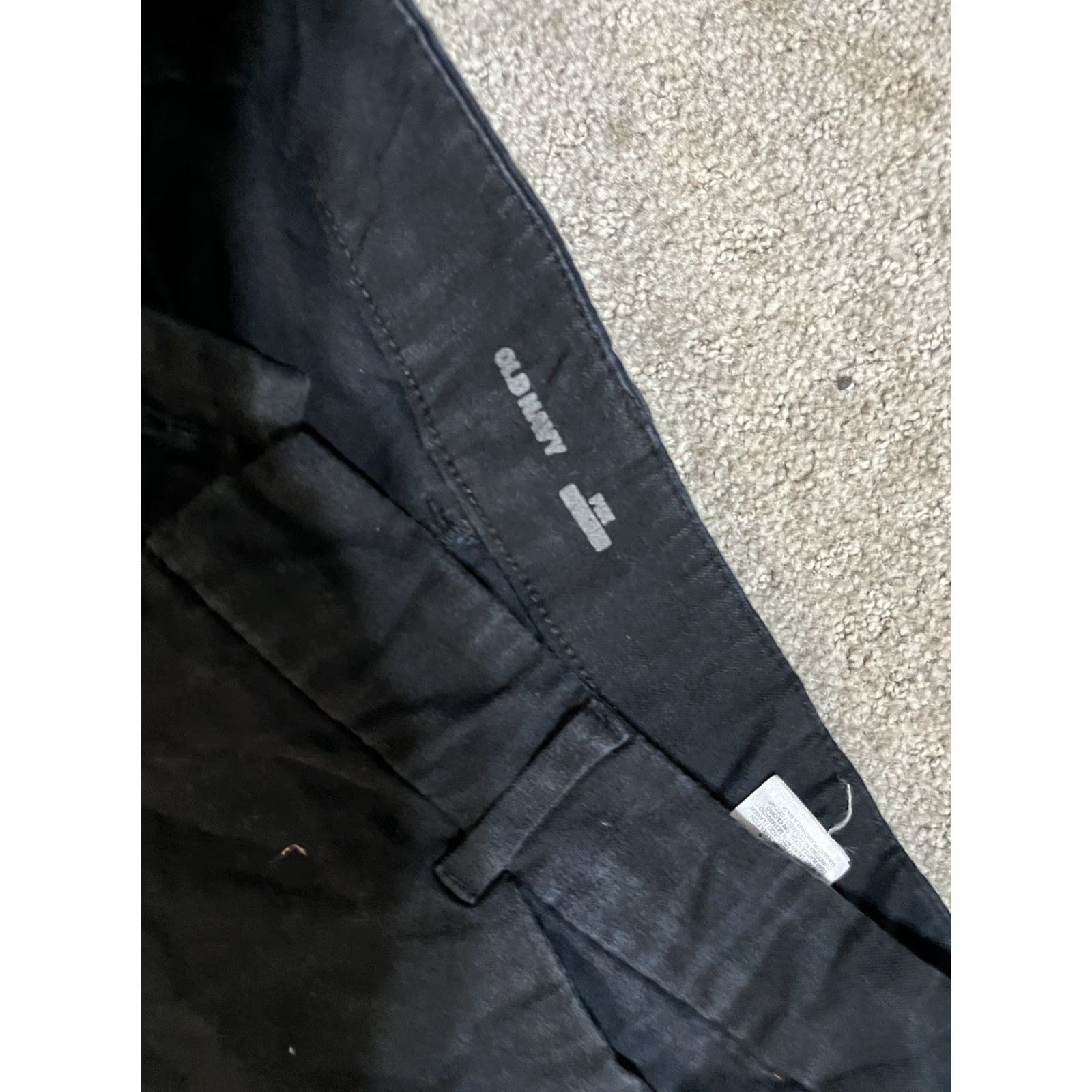 Old Navy Old Navy Black Pixie High-Rise Ankle Pants Women Size 12 Slim Cotton Blend Flat Front Pockets 12 Regular Women's Pants Size 34" / US 12 / IT 48 - 5 Thumbnail