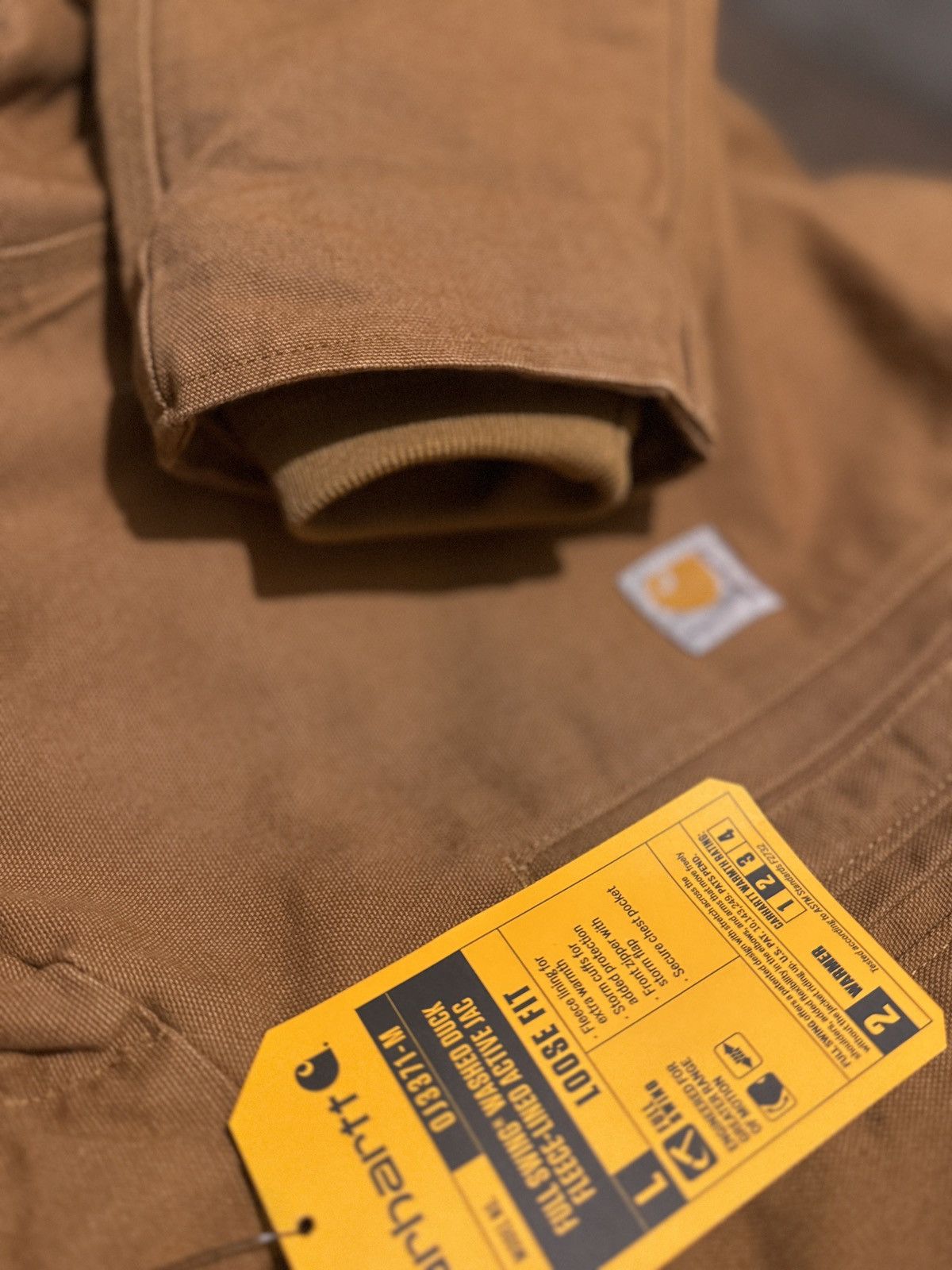 Carhartt Carhartt Full Swing washed duck fleece lined active jacket Size US L / EU 52-54 / 3 - 3 Thumbnail