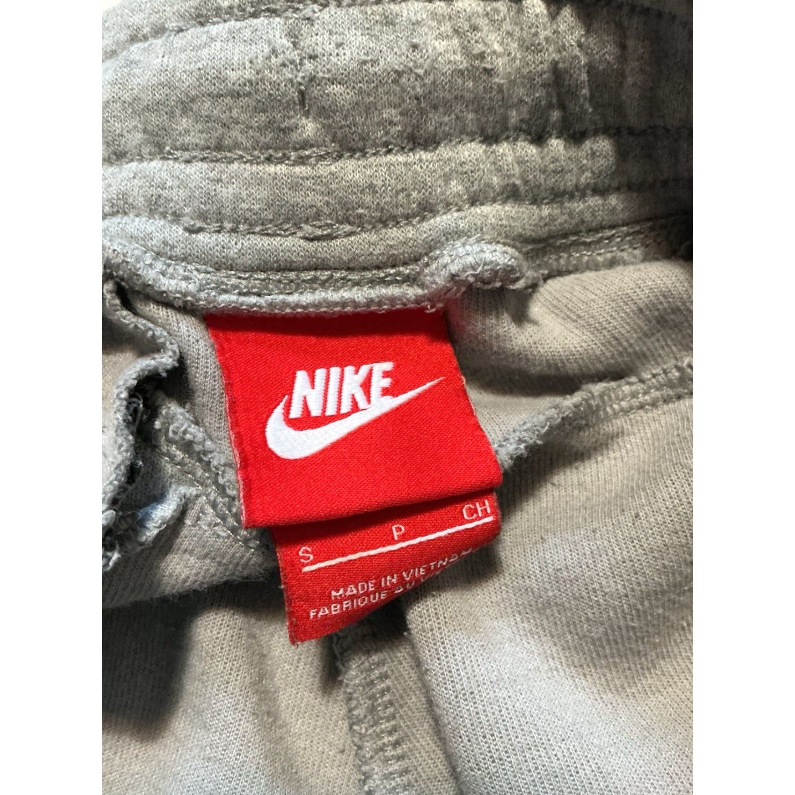 Nike VINTAGE Nike NSW Sportswear Tech Fleece 1MM Heather Grey Black Jogger Sweatpants Sz. S Mens Sweatpants Size US 29 - 6 Thumbnail