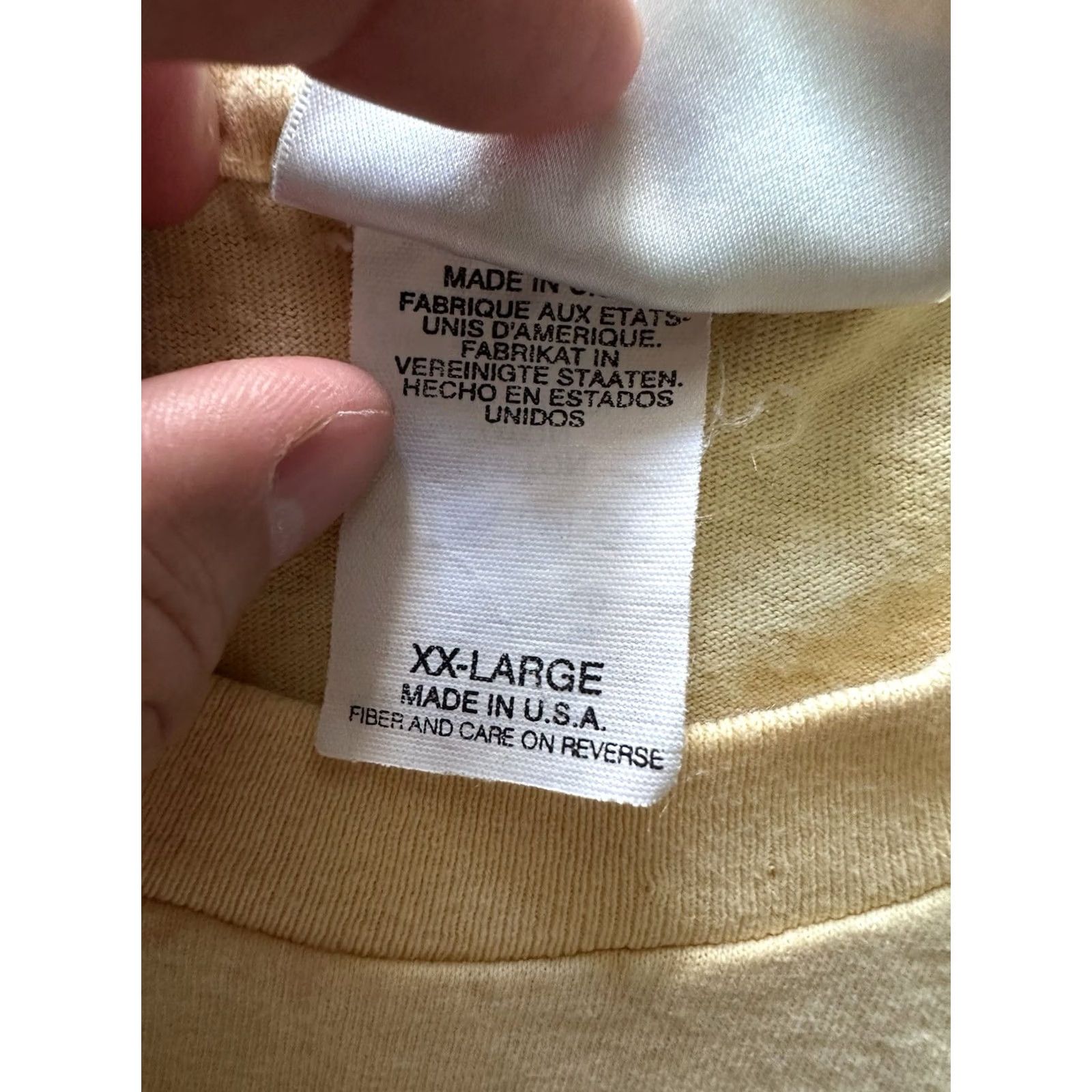 Vintage VINTAGE Universal Studios Tee Mens XXL Yellow Florida Made In USA T Shirt Size US XXL / EU 58 / 5 - 4 Thumbnail