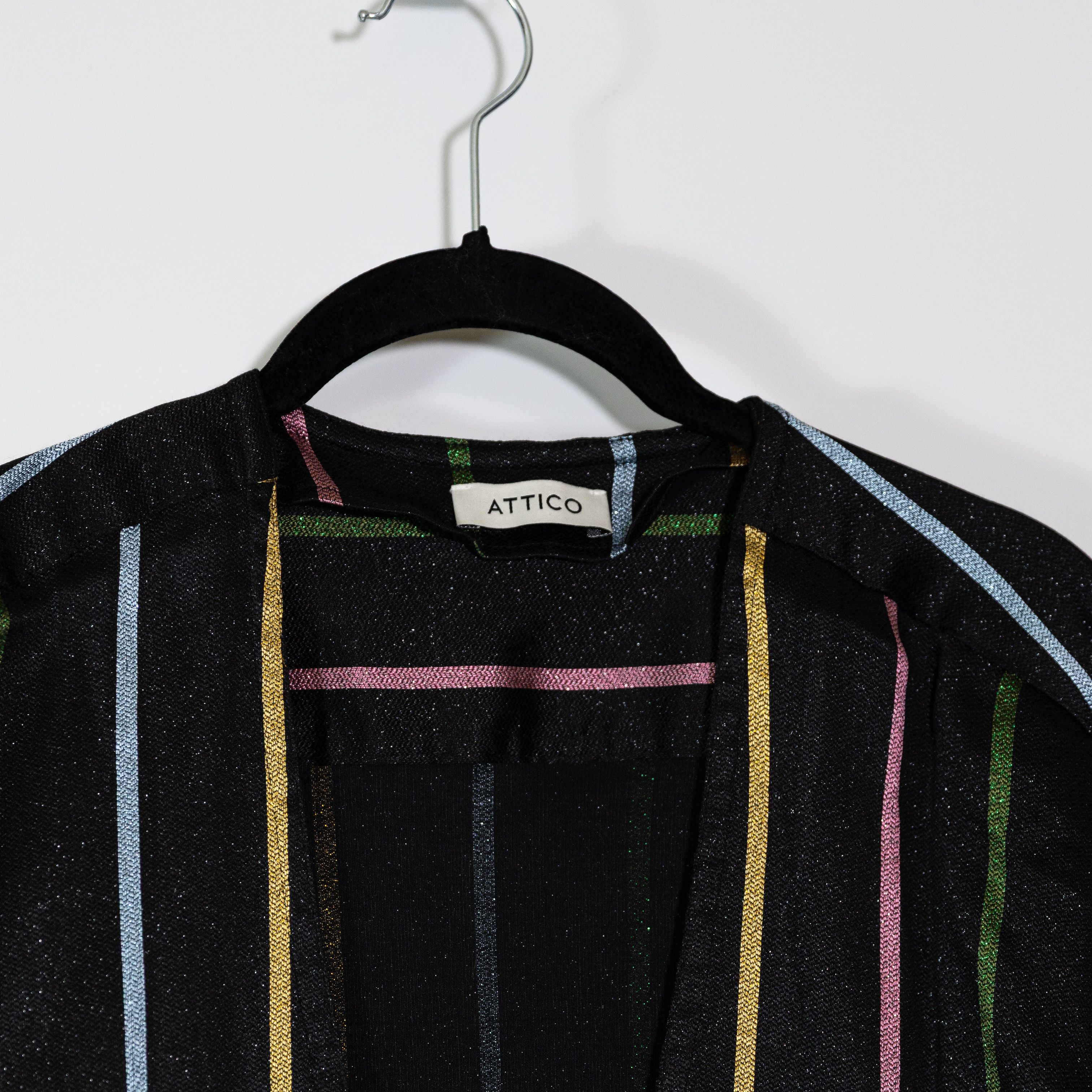 The Attico Attico Cotton Linen Metallic Sparkle Stripe Size M / US 6-8 / IT 42-44 - 2 Thumbnail