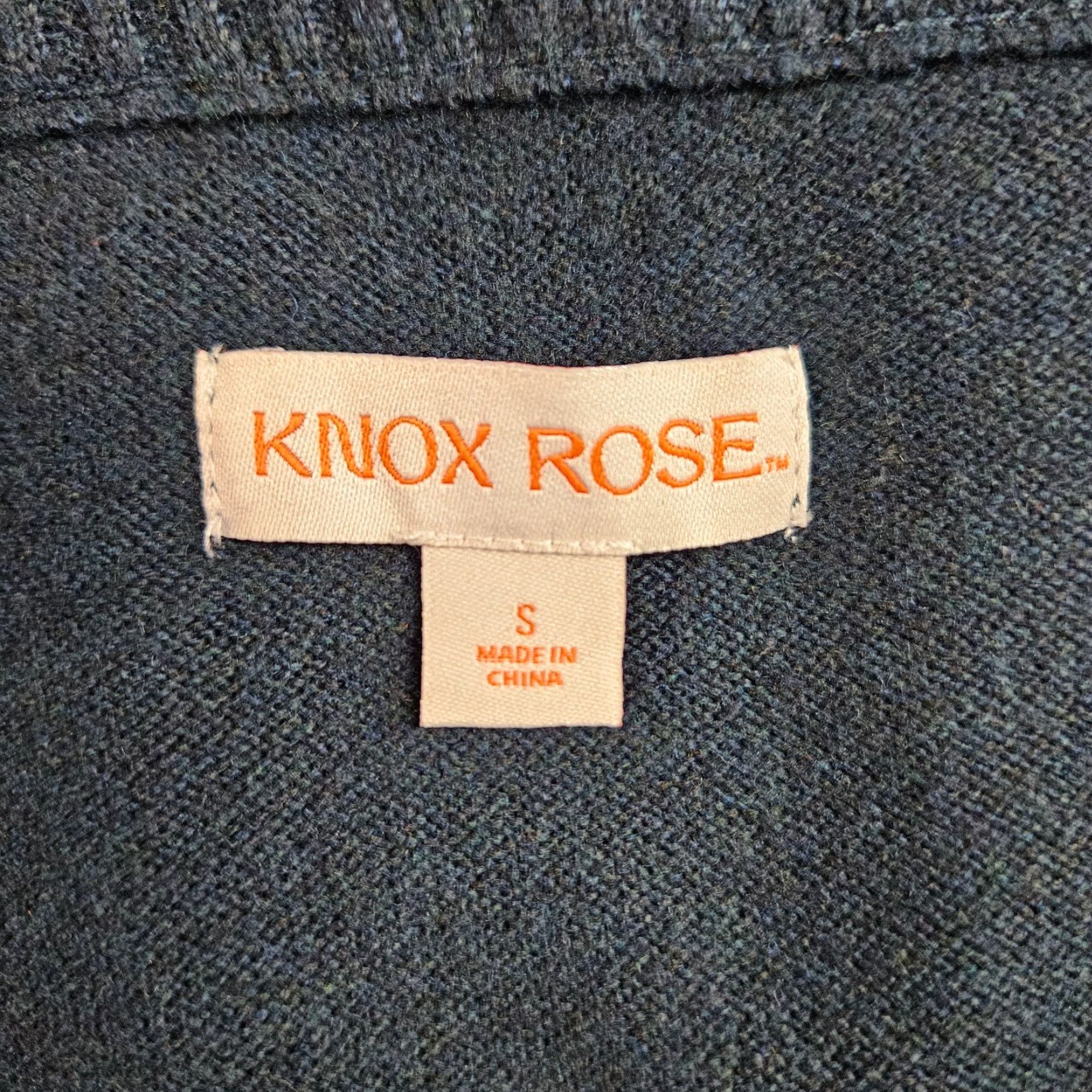 Vintage Knox Rose Womens Pullover Sweater Sz Small Blue Embellished Stars V-Neck Pullover Womens Small Blue Stars V-Neck Size S / US 4 / IT 40 - 6 Thumbnail