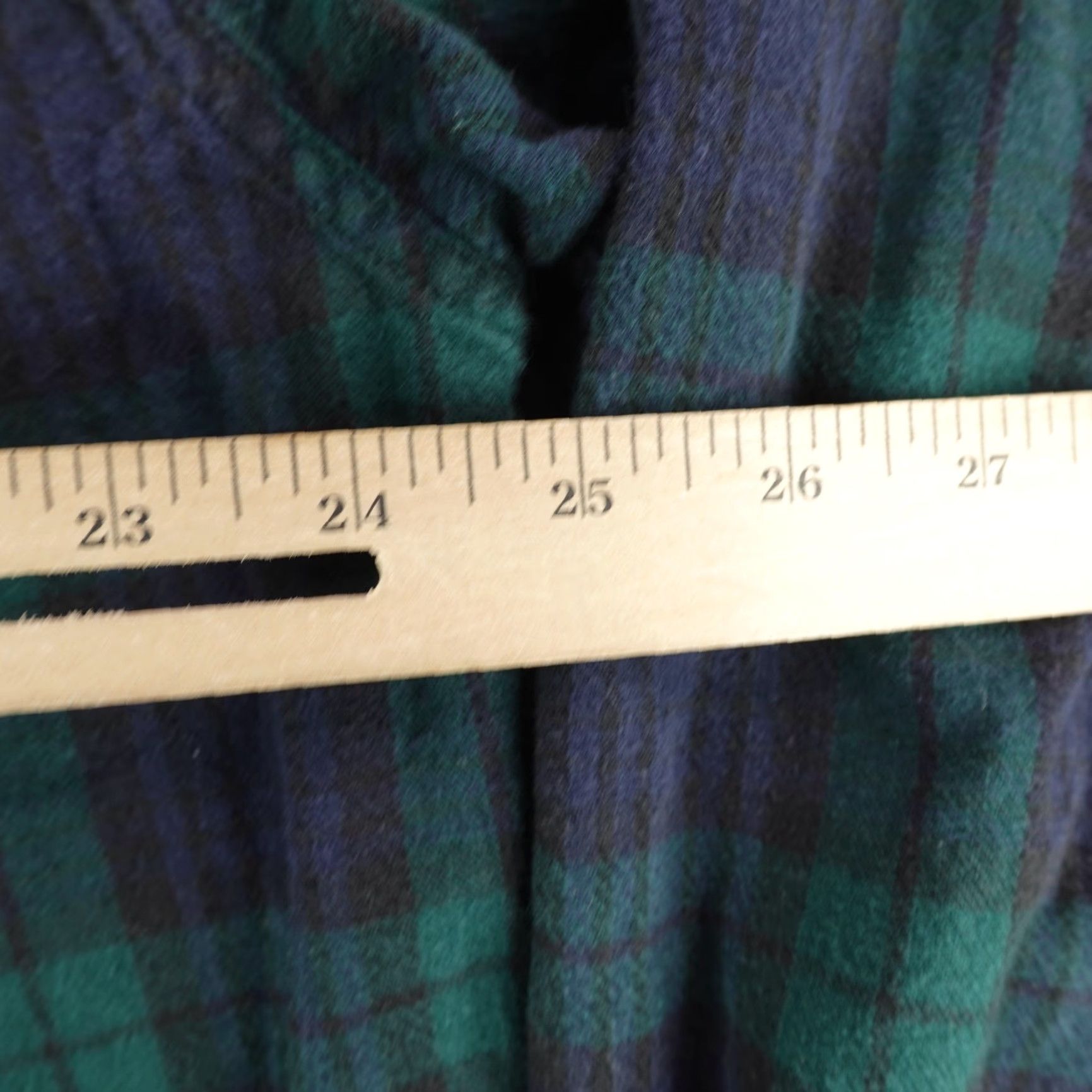 Vintage L.L. Bean Flannel Shirt Mens Large Green Tartan Plaid Button-Up Outdoor Work Size US L / EU 52-54 / 3 - 6 Thumbnail