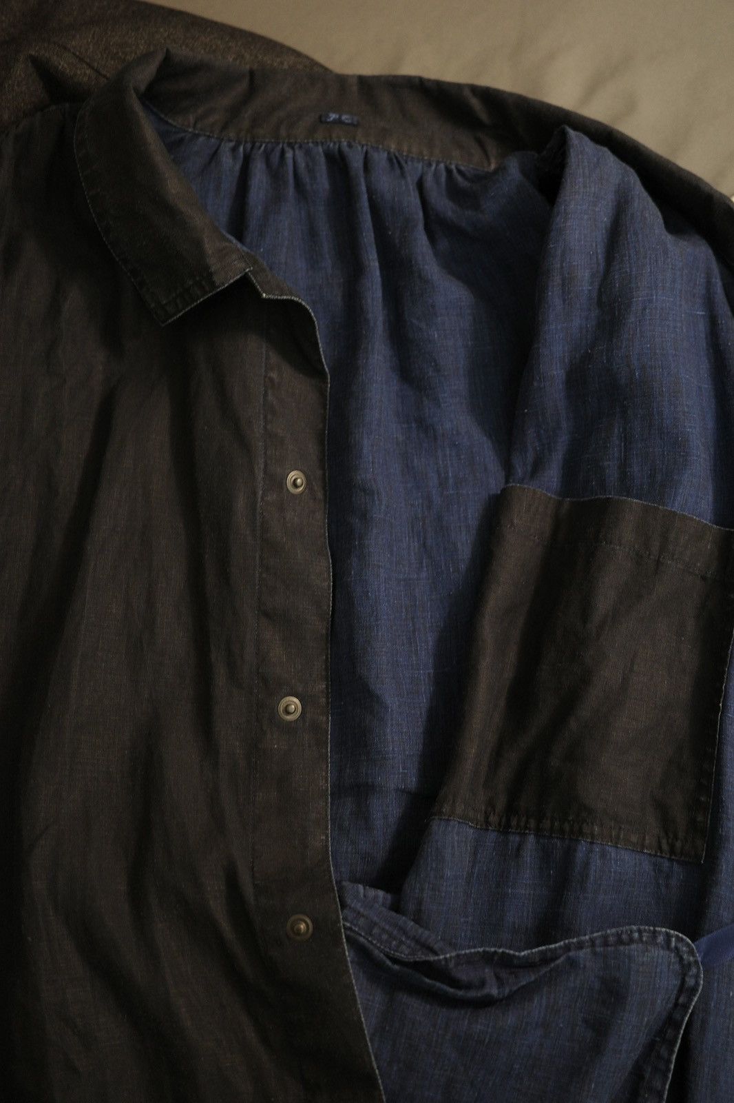 Porter Classic Porter Classic Farmer's Linen Gathered Jacket Size US L / EU 52-54 / 3 - 6 Thumbnail