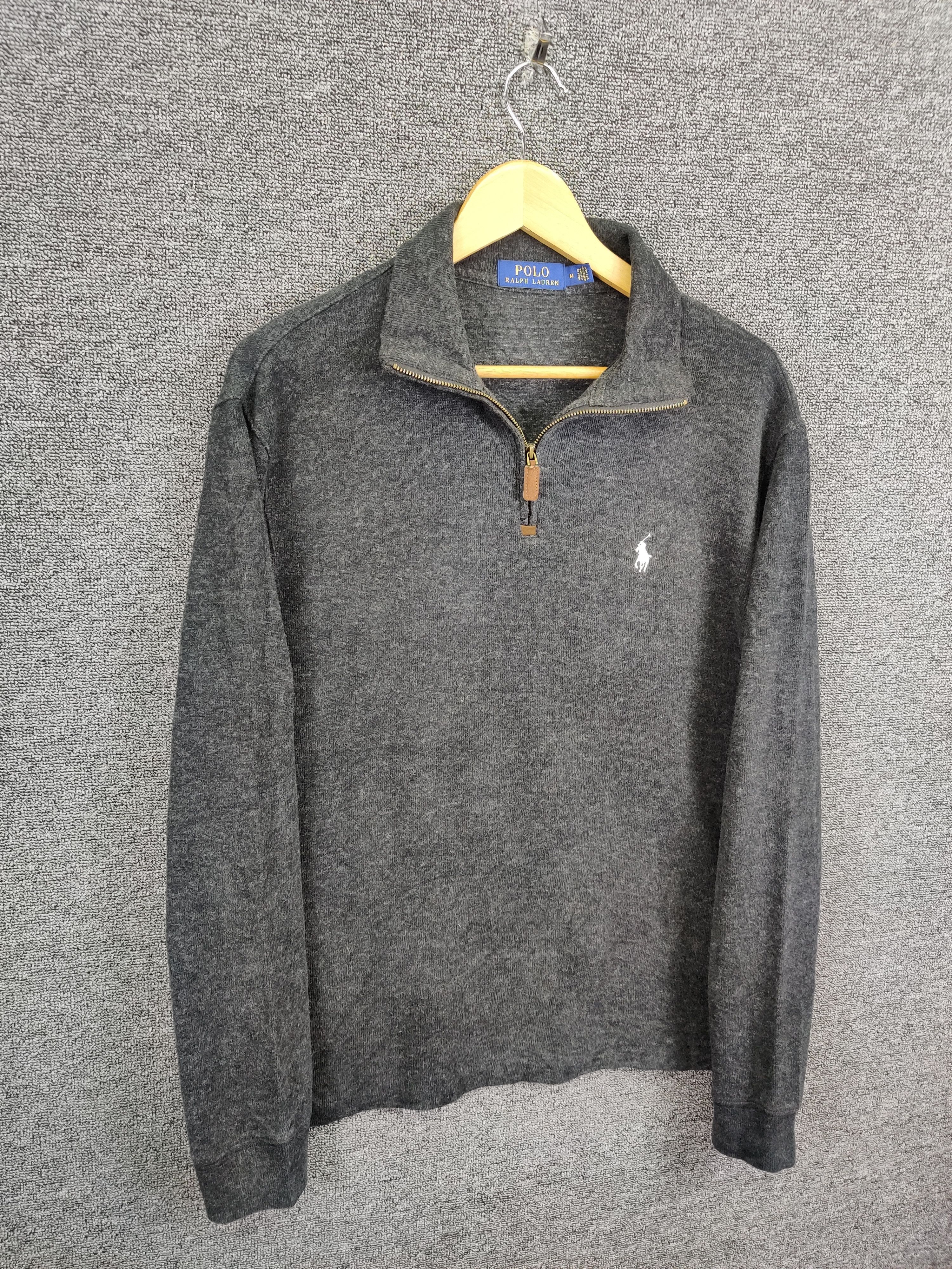 Polo Ralph Lauren Vintage Polo Ralph Lauren Quarter Half Zipper Knit Sweater Size US M / EU 48-50 / 2 - 4 Thumbnail