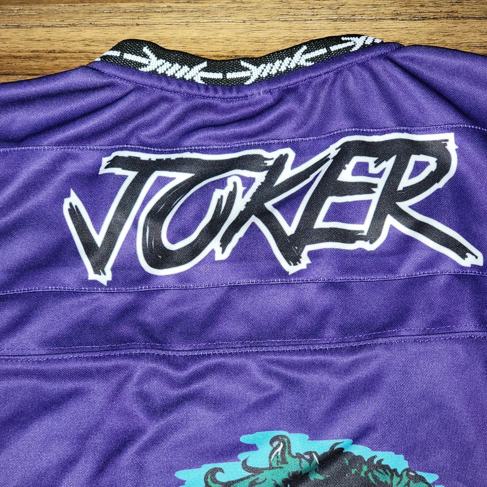 Other Batman Joker V-Neck Jersey "Why So Serious?" - Size Medium Size US M / EU 48-50 / 2 - 6 Thumbnail