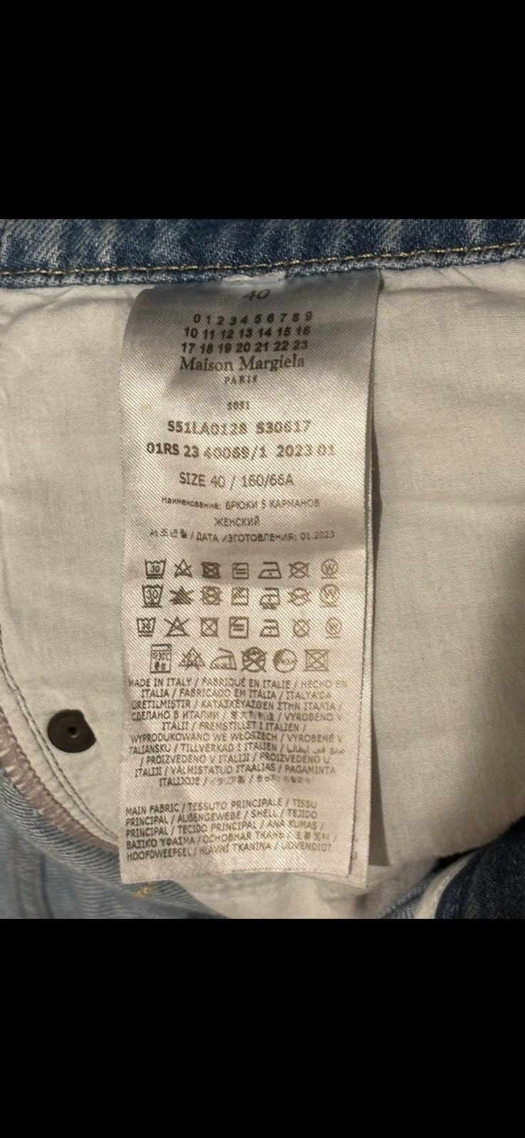 Maison Margiela Maison Margiela Avant Garde five pocket wide leg flare jeans Size US 29 - 4 Thumbnail