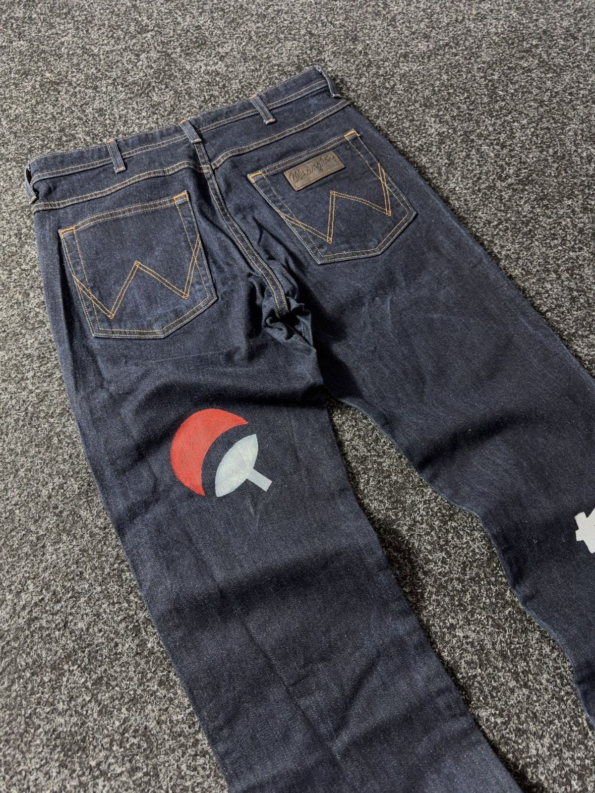 Wrangler Custom Wrangler Naruto Jeans Akatsuki Uchiha Konoha Art Size US 32 / EU 48 - 11 Thumbnail