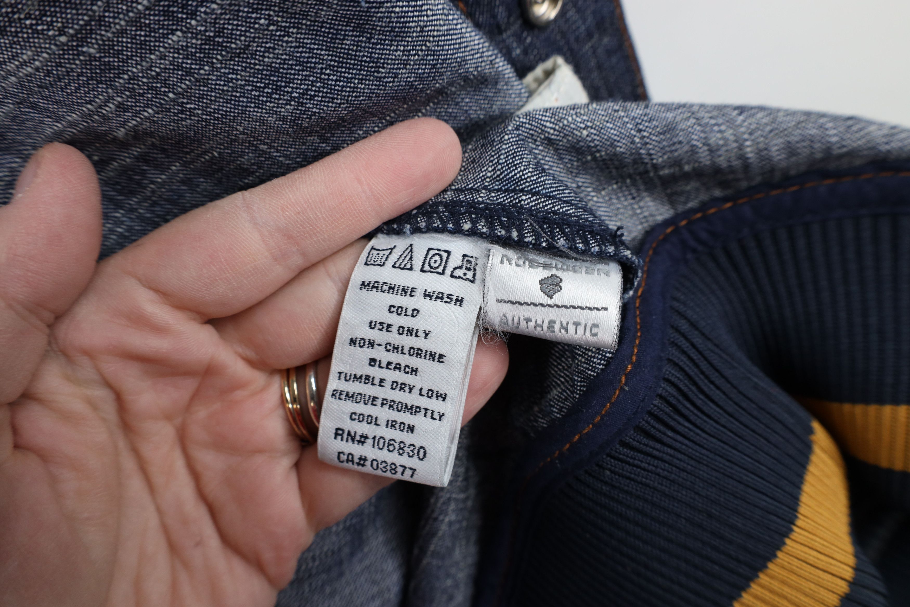 Rocawear × Vintage Vintage Rocawear Out Baggy Chainstitch Denim Bomber Jacket Size US XXL / EU 58 / 5 - 10 Thumbnail