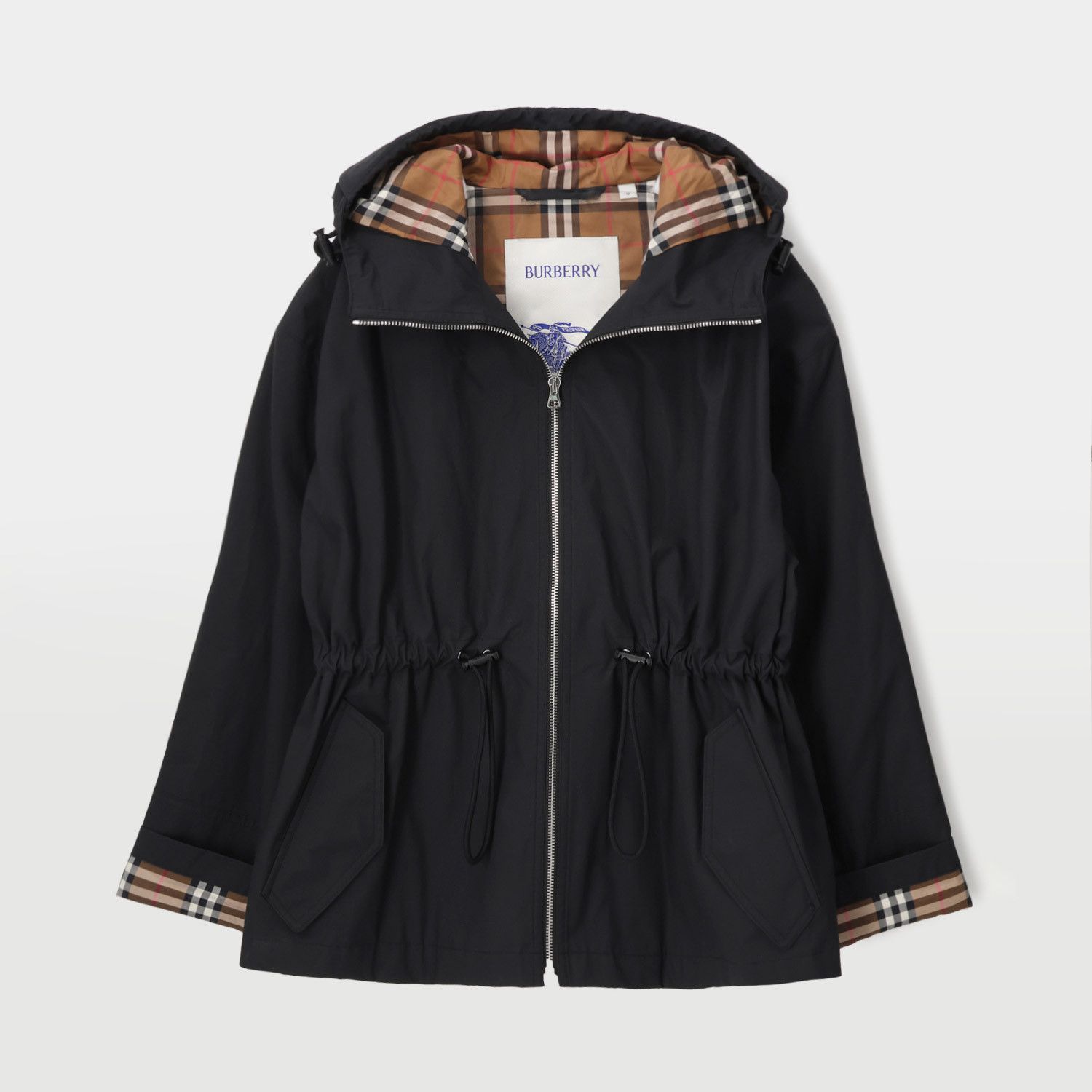 Burberry o1w1db10326 Zip-Up Jacket in Black Size L / US 10 / IT 46 - 1 Thumbnail