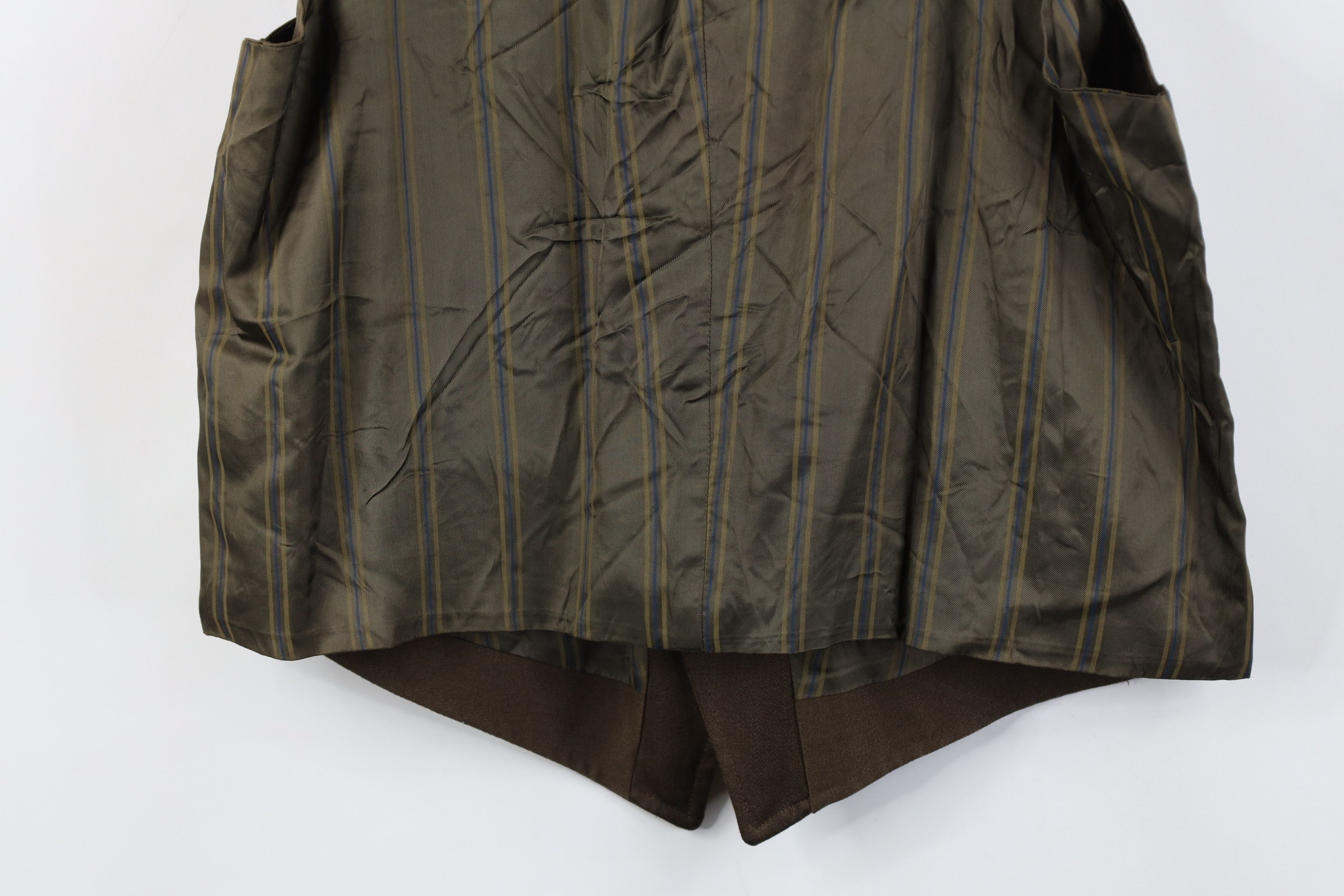 Vintage Vintage 50s 60s Rockabilly Gabardine Vest Jacket Brown USA Size US S / EU 44-46 / 1 - 12 Thumbnail