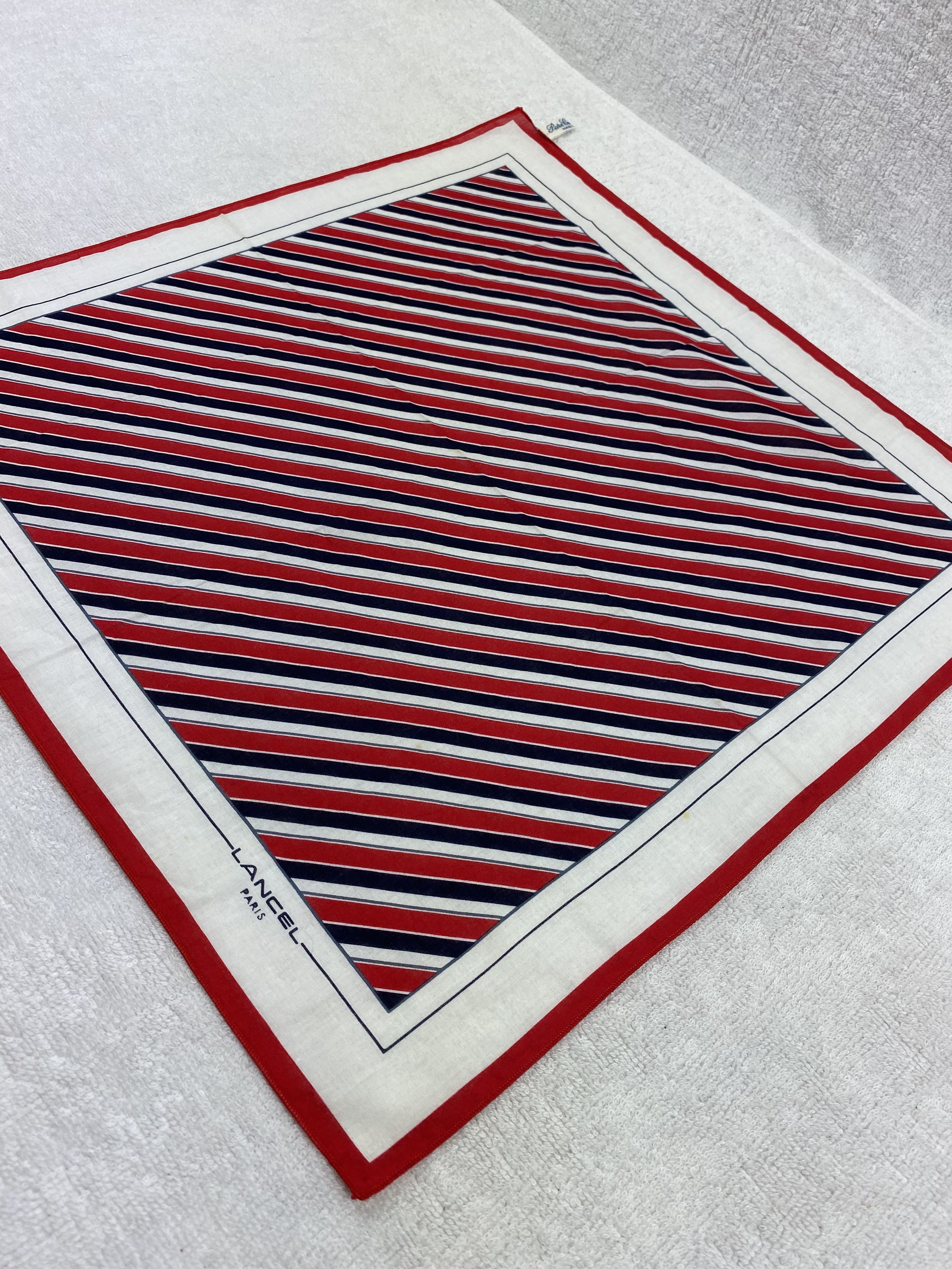Lancel × Vintage Lancel Handkerchief / Bandana / Neckerchief Size ONE SIZE - 4 Thumbnail