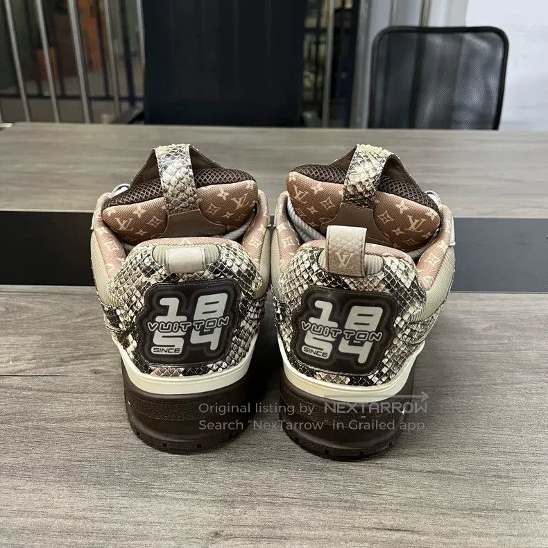 Louis Vuitton Louis Vuitton Skate brown snake full of marks shoes Size US 9.5 / EU 42-43 - 5 Thumbnail