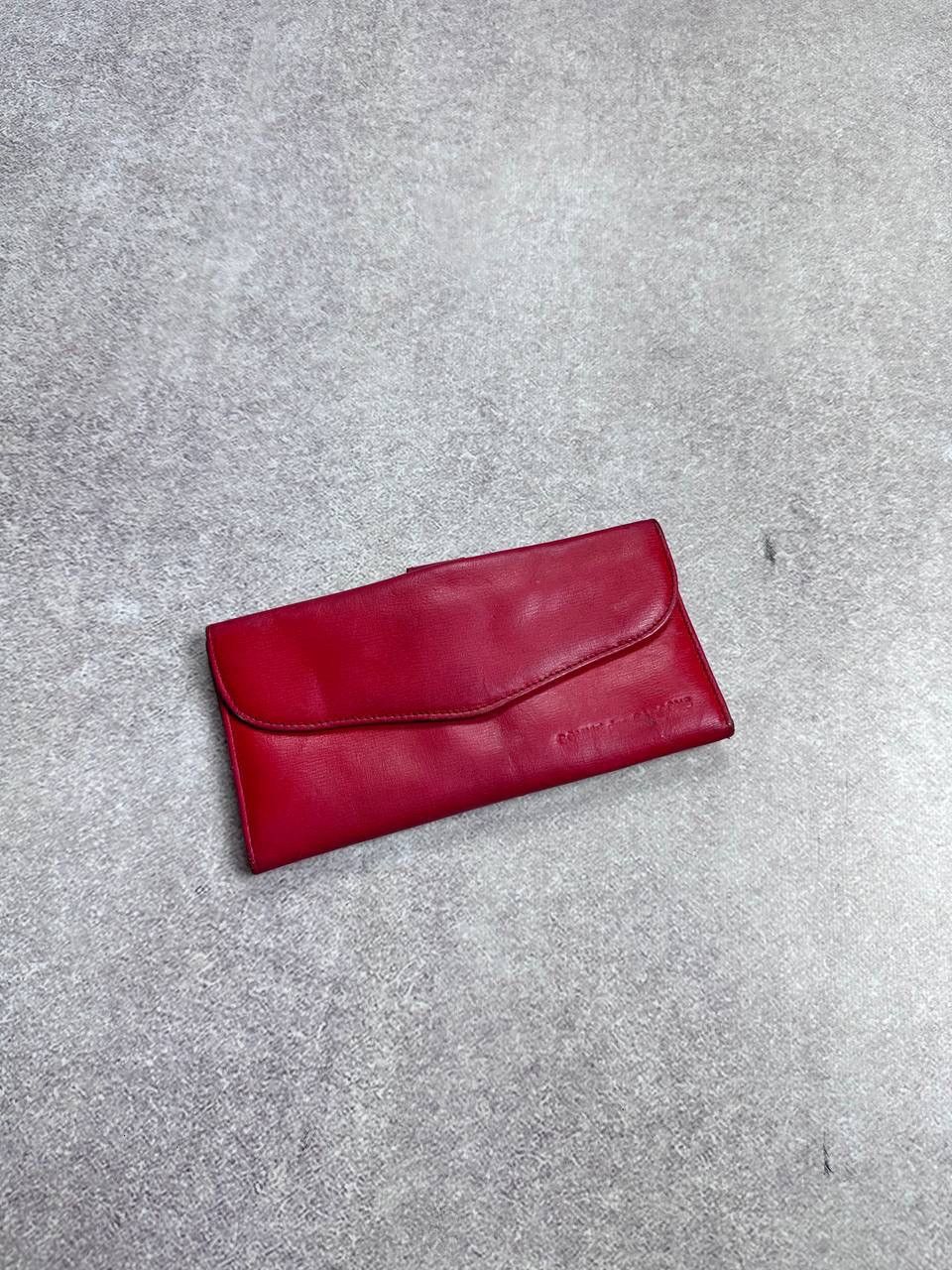 Comme des Garcons Vintage Comme Des Garcons Red Leather Clutch Wallet Rare Size ONE SIZE - 2 Thumbnail