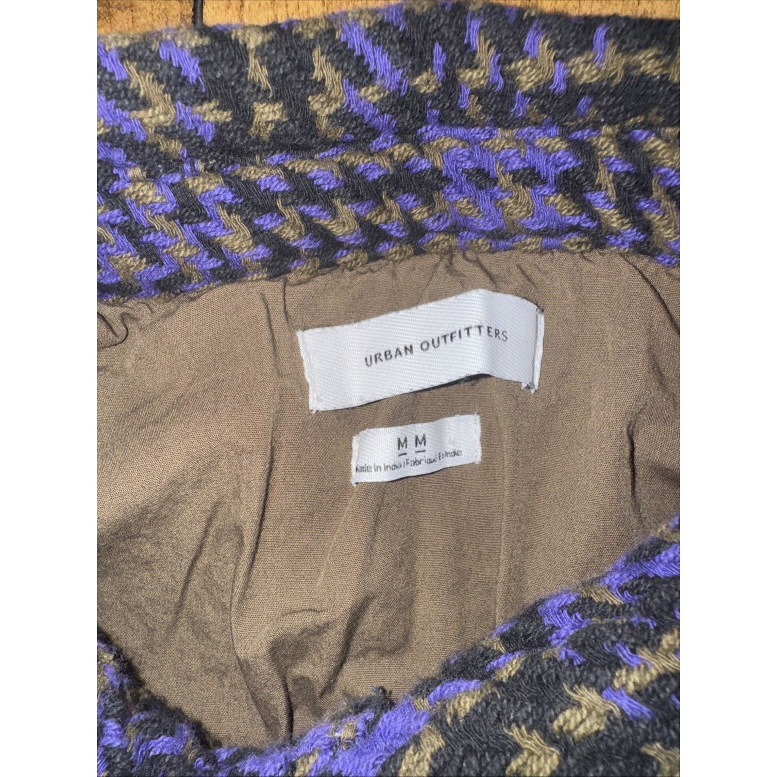 Urban Outfitters × Vintage Urban Outfitters Double Pocket Wolf Fang Plaid Knit Jacket M Size US M / EU 48-50 / 2 - 4 Thumbnail
