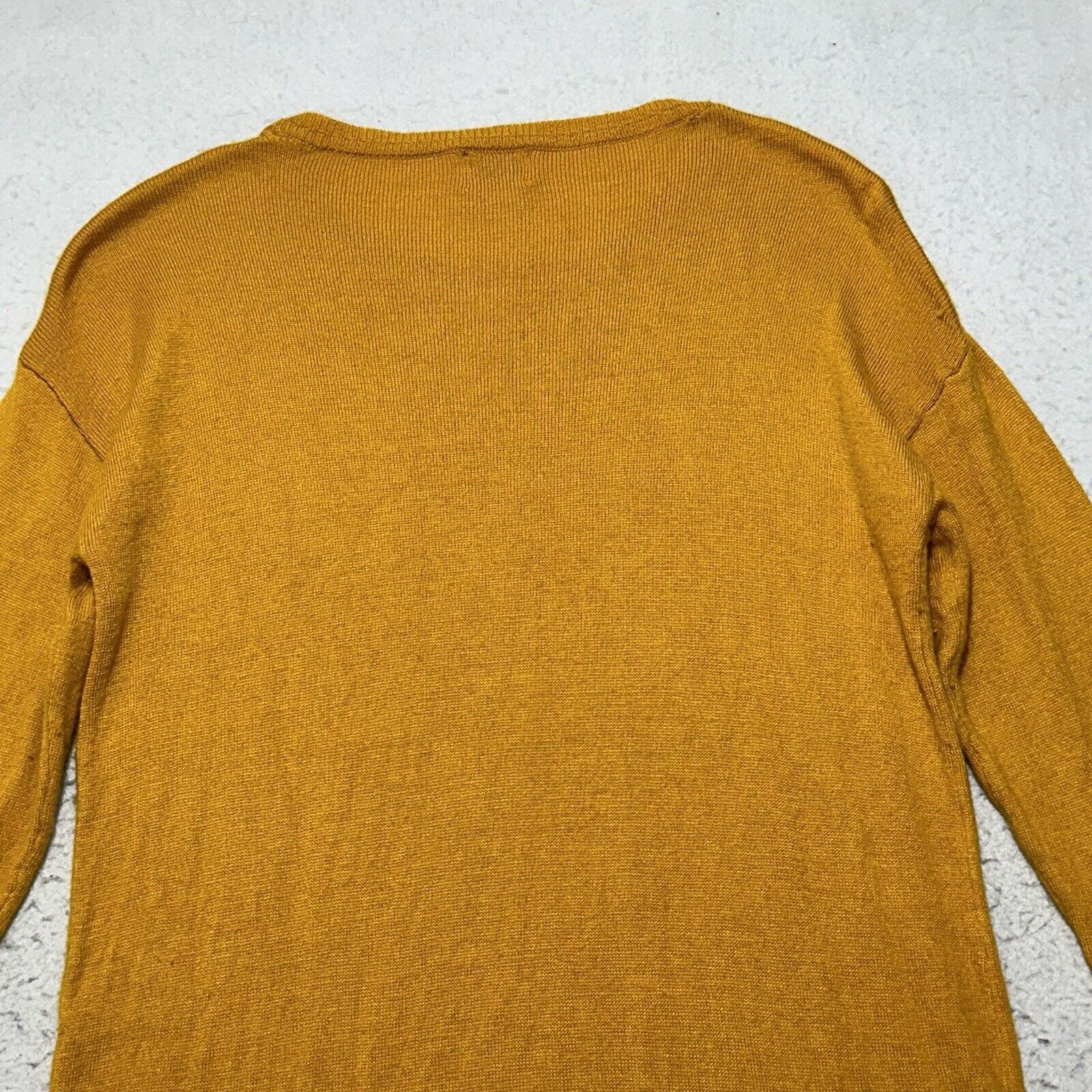 Other A New Day XS Mustard Yellow Crewneck Sweater Modal Blend Size XS / US 0-2 / IT 36-38 - 11 Thumbnail