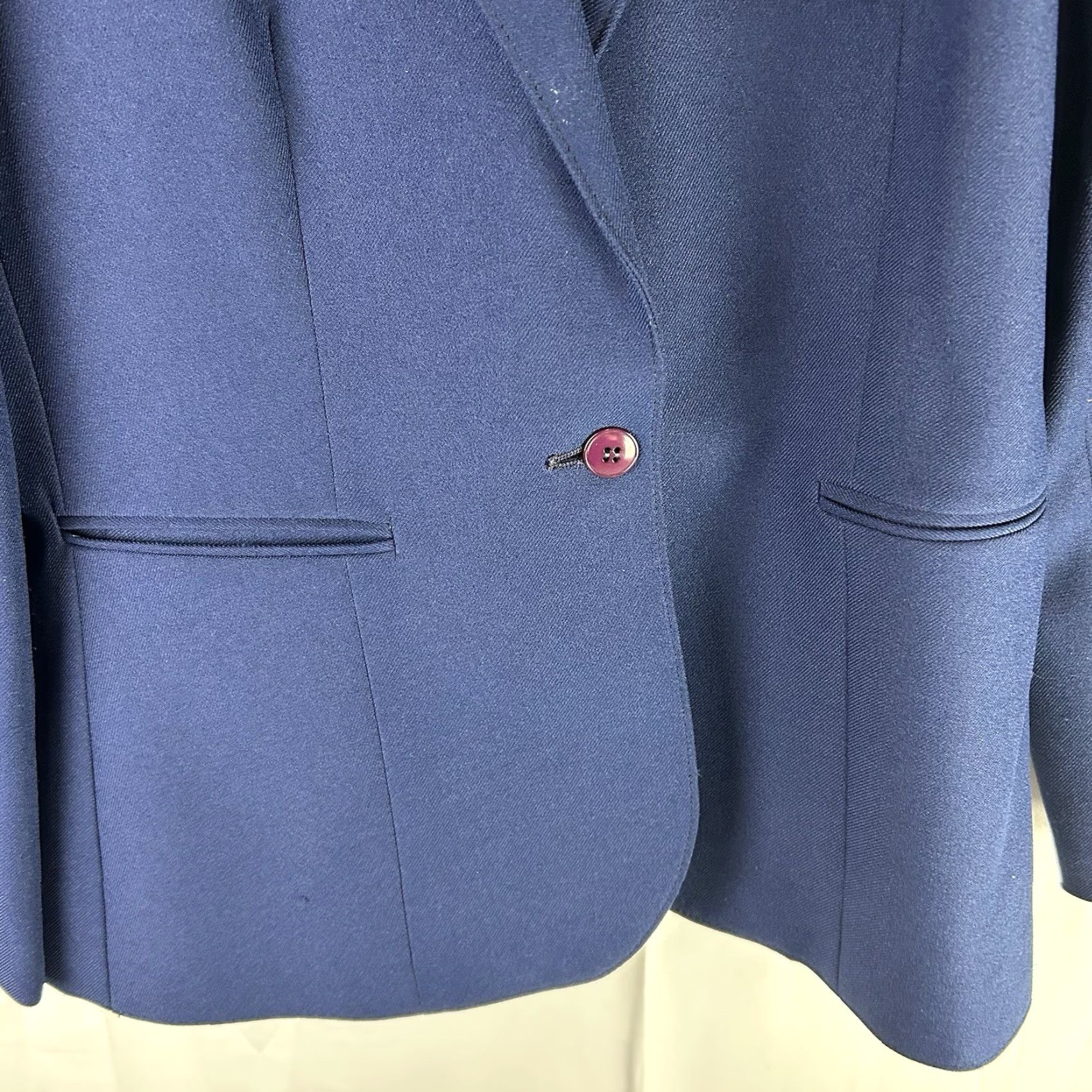 Levi's VINTAGE Levi's Blue Blazer Skirt Suit Set Size 14 80s 90s Power Suit Retro Women Size 36" / US 14 / IT 50 - 4 Thumbnail