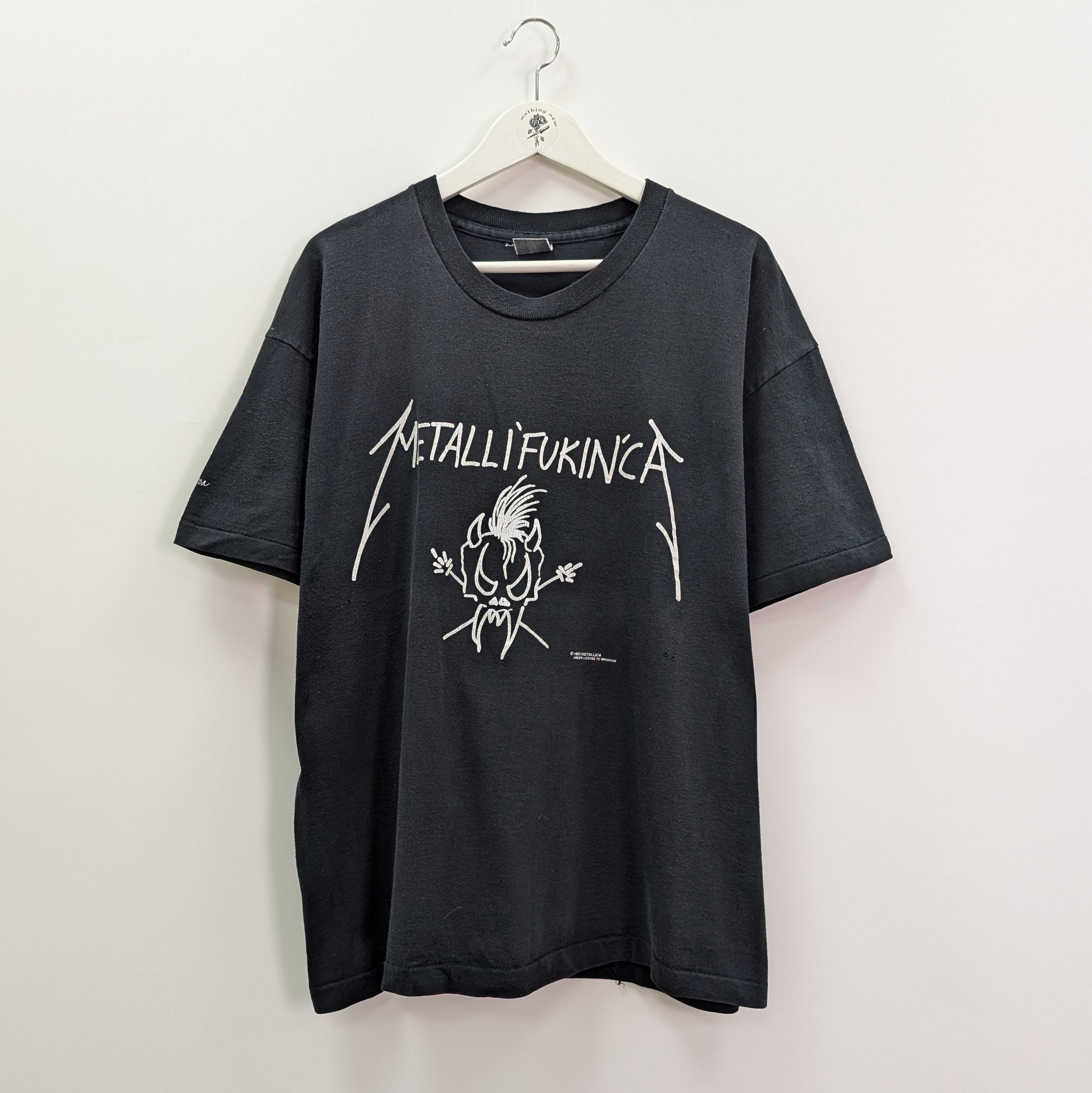 Band Tees × Metallica × Vintage Vintage 1993 Metalli
