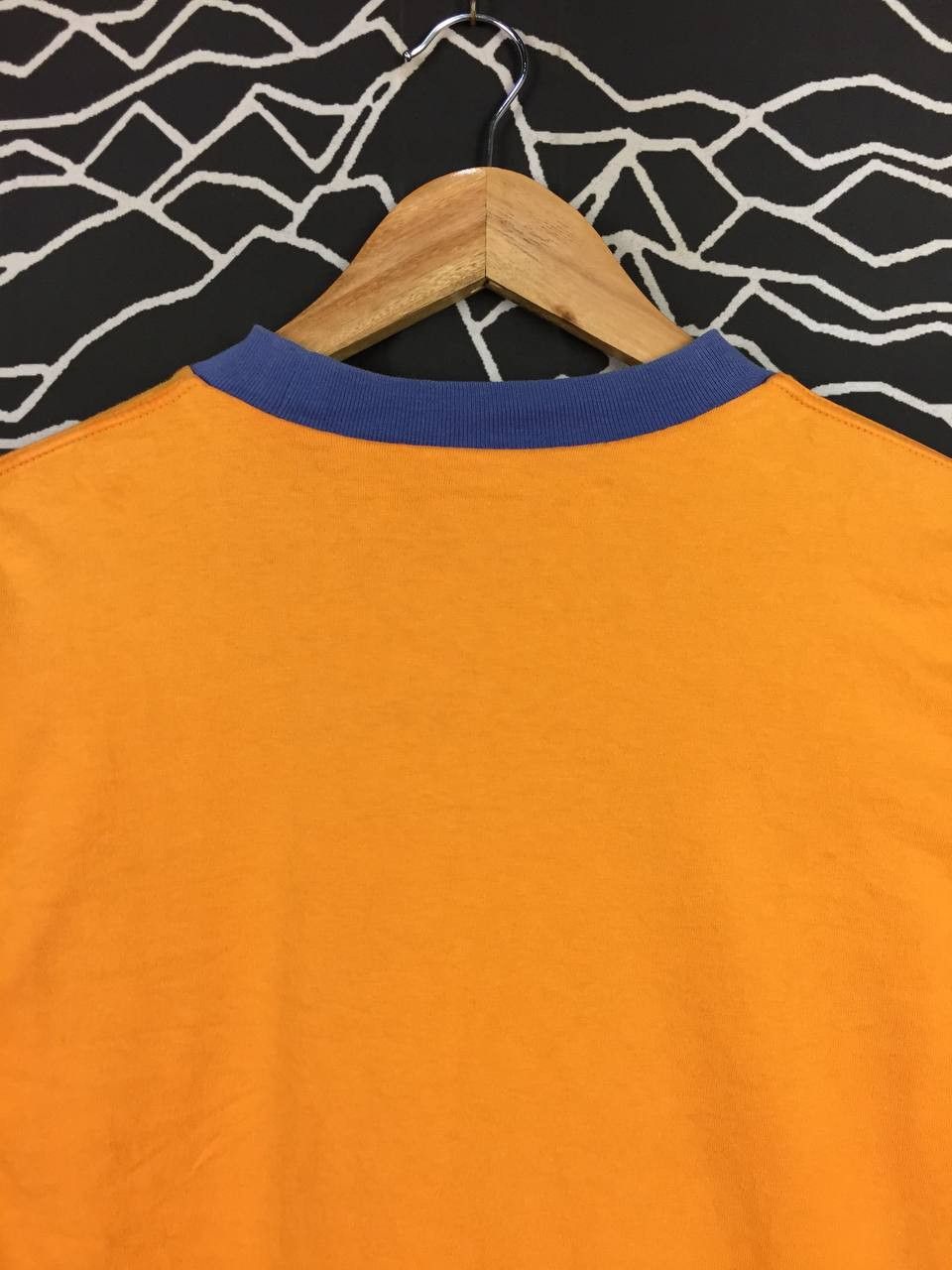 Adidas Adidas Reversible Long Sleeve Orange Blue Mesh Retro Tee Size US L / EU 52-54 / 3 - 6 Thumbnail