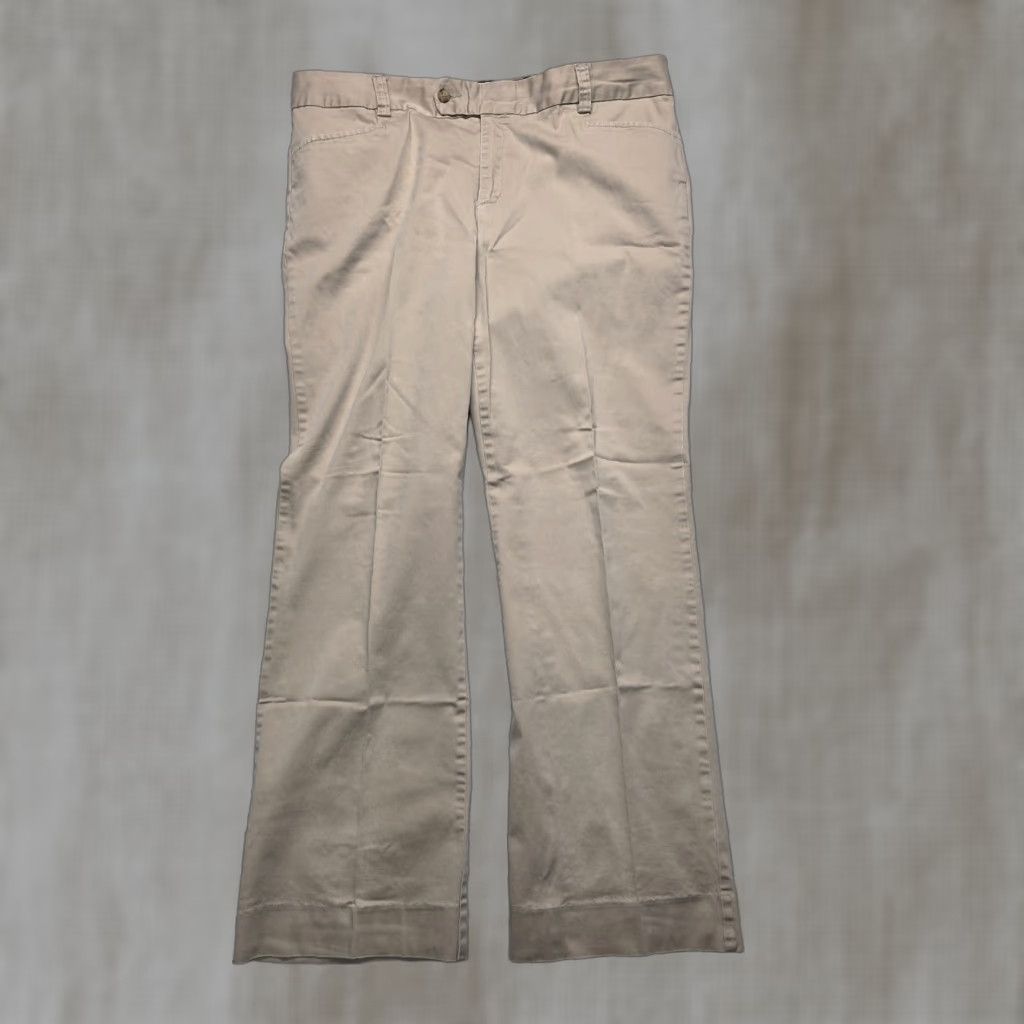 Old Navy Old Navy Dress Pants Women Adult 14 Stretch Brown Tan Low Rise Solid Statement: Dress Pants, Office, Casual Mens Womens Girls not applicable Size 36" / US 14 / IT 50 - 1 Thumbnail