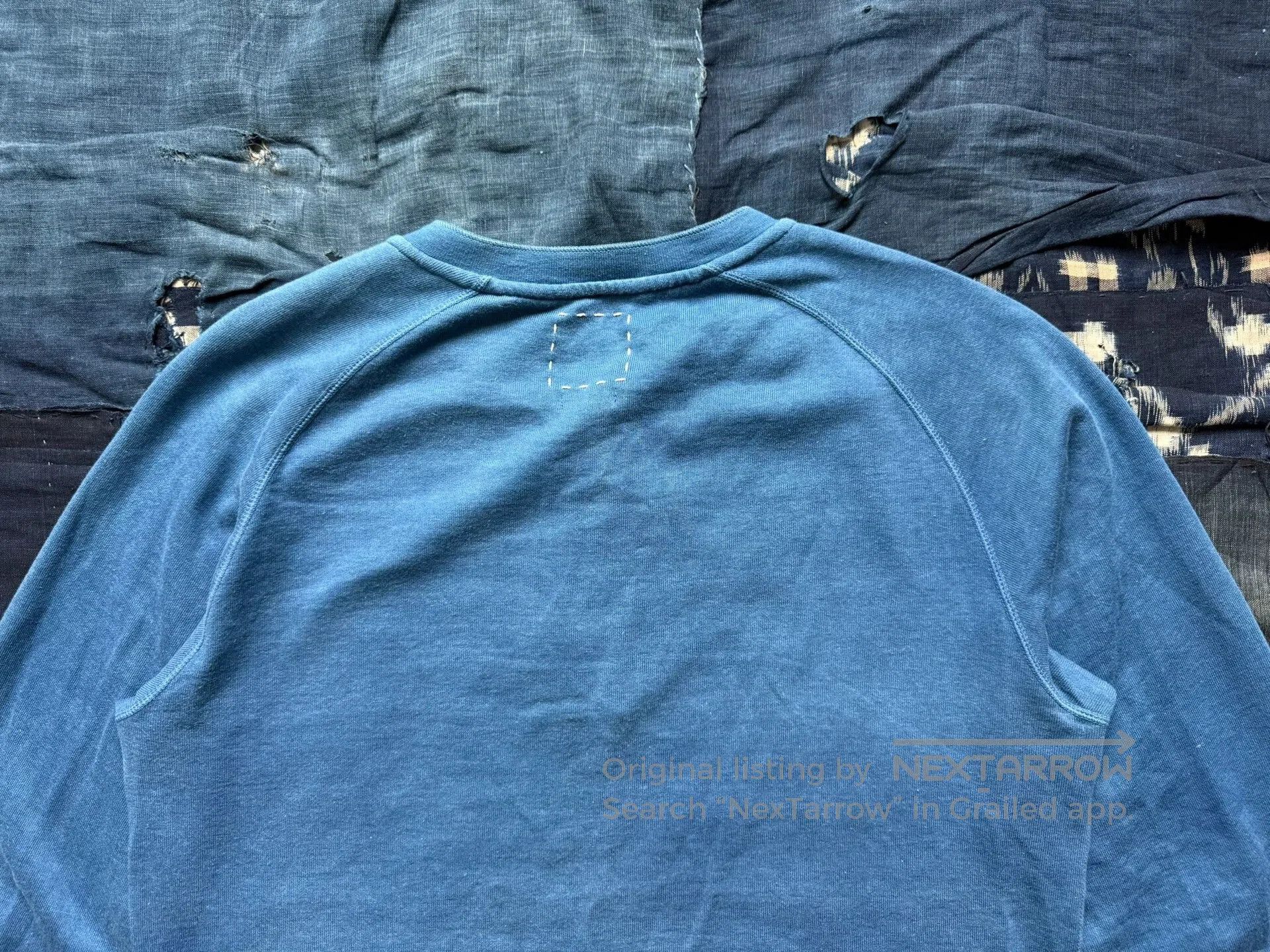 Visvim visvim 16ss Indigo Raglan Henley. Size US M / EU 48-50 / 2 - 4 Thumbnail