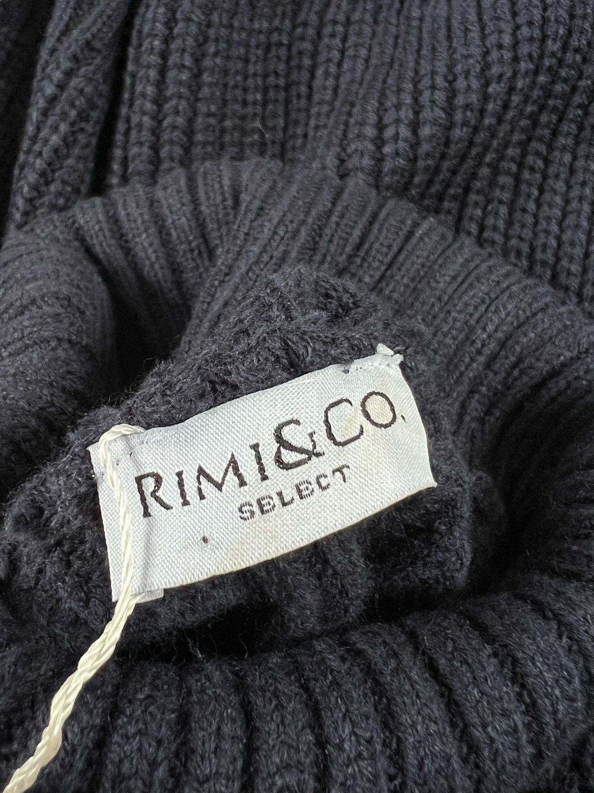 Japanese Brand Rimi & Co 🇯🇵 Cropped Zipper Oversleeve Knit Sweater Size US M / EU 48-50 / 2 - 8 Thumbnail