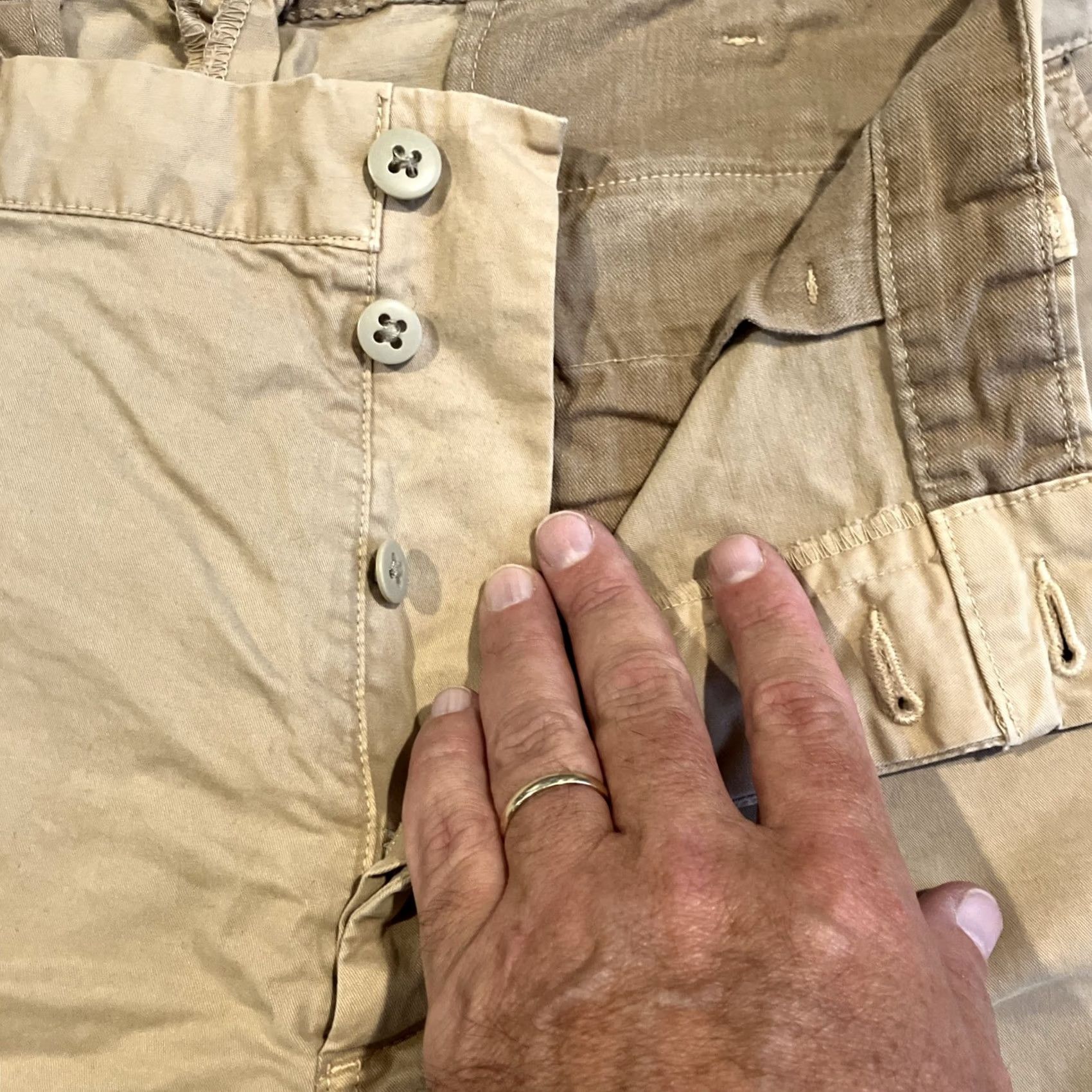 Ralph Lauren VINTAGE Denim & Supply Ralph Lauren Khaki Chino Pants 40 26 Beige Men Regular 40x26 Pants Mens Size US 40 / EU 56 - 5 Thumbnail