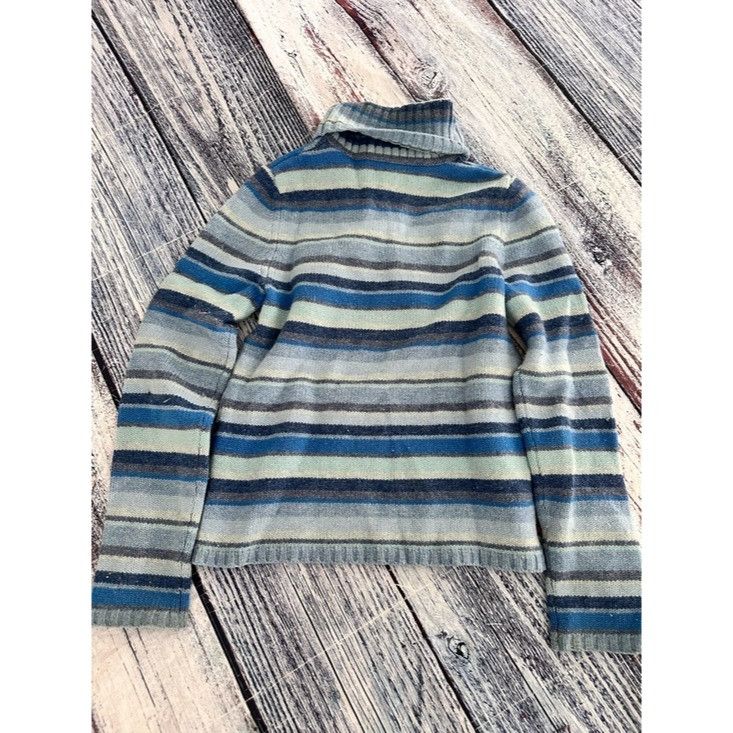 Ralph Lauren Vintage Ralph Lauren Wool Striped Turtleneck Sweater Size XS / US 0-2 / IT 36-38 - 6 Thumbnail
