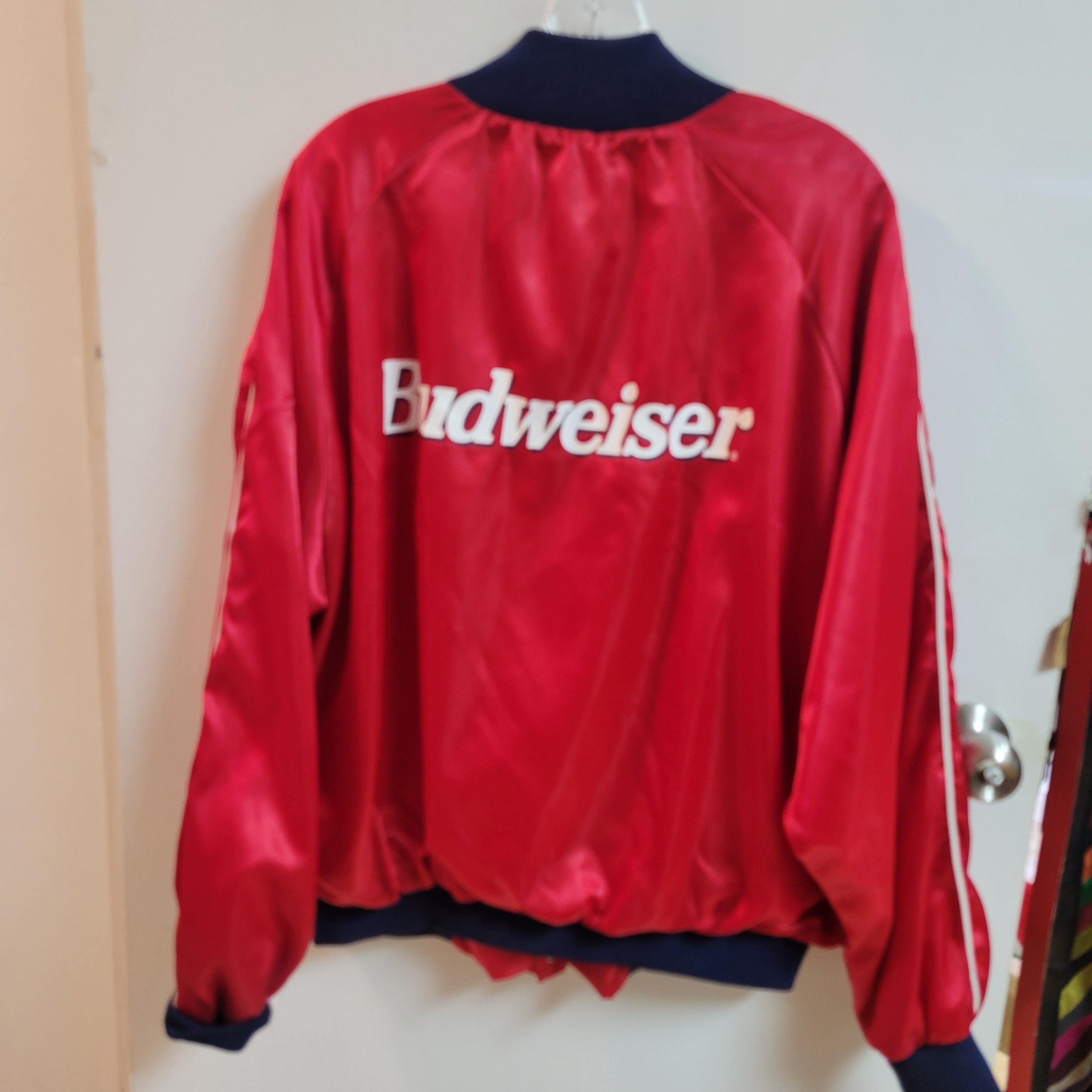 Budweiser Vintage Budweiser satin Bomber jacket Size US XL / EU 56 / 4 - 2 Thumbnail