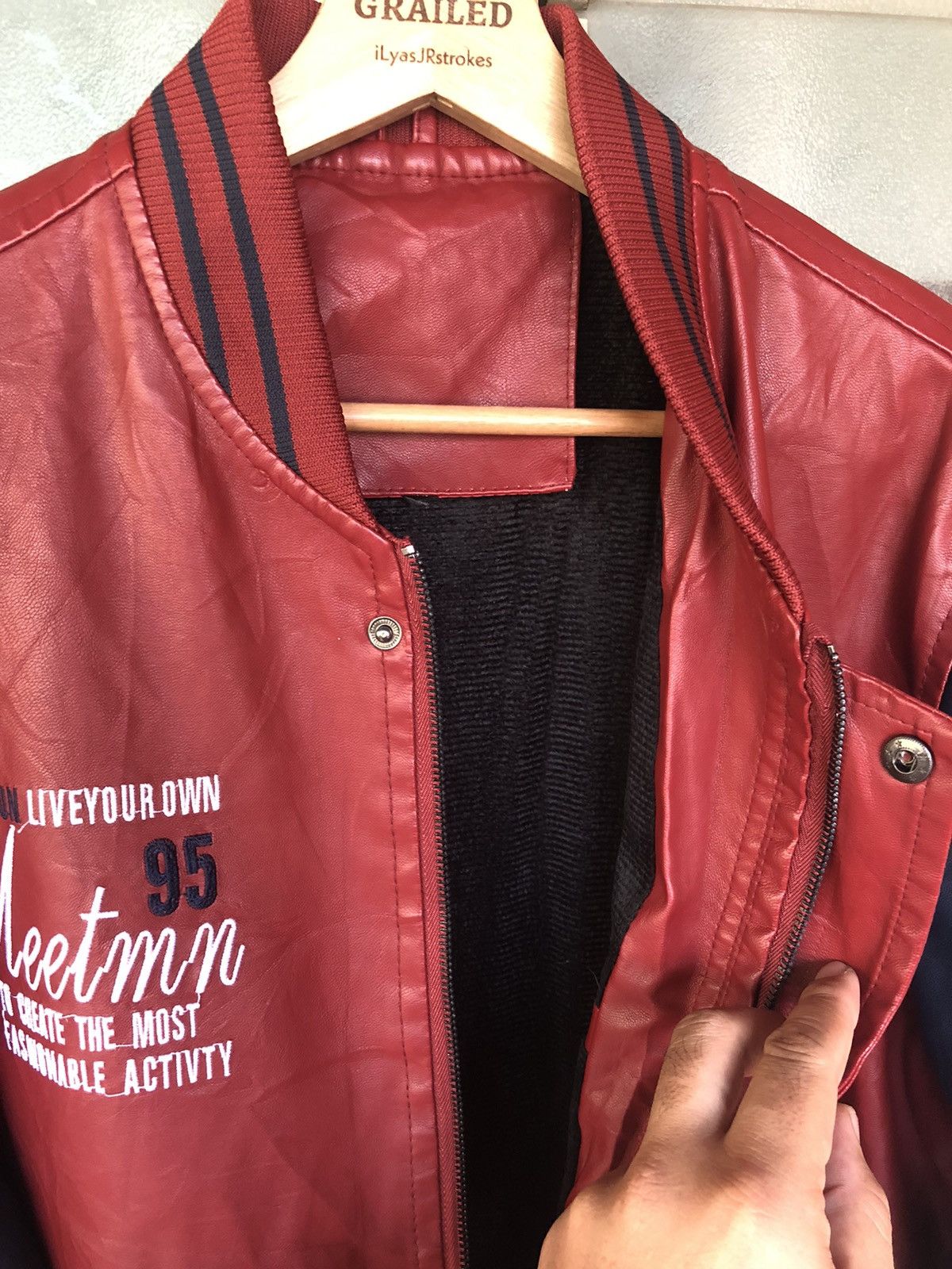 Japanese Brand 92th Ganata Fashionable Activty Varsity Jacket Size US M / EU 48-50 / 2 - 7 Thumbnail