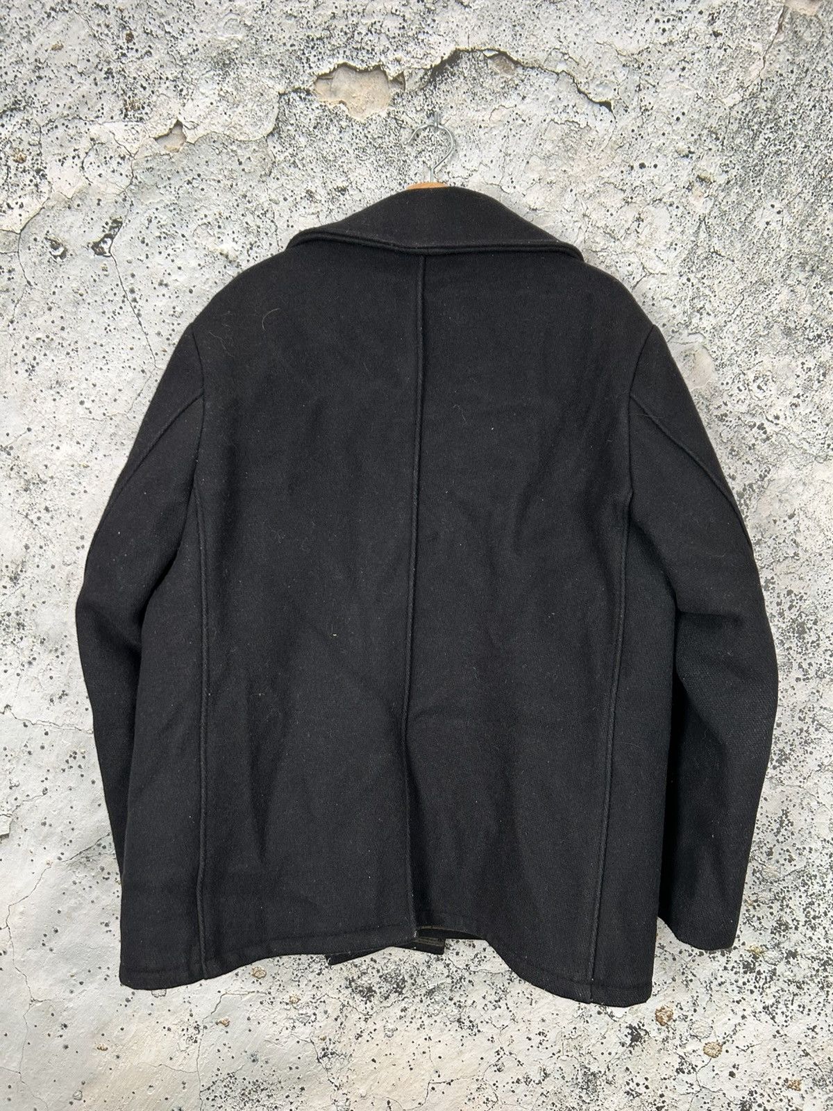 Other Vintage Schott US 740N Pea Jacket Made in USA Military 90s Size US XL / EU 56 / 4 - 5 Thumbnail