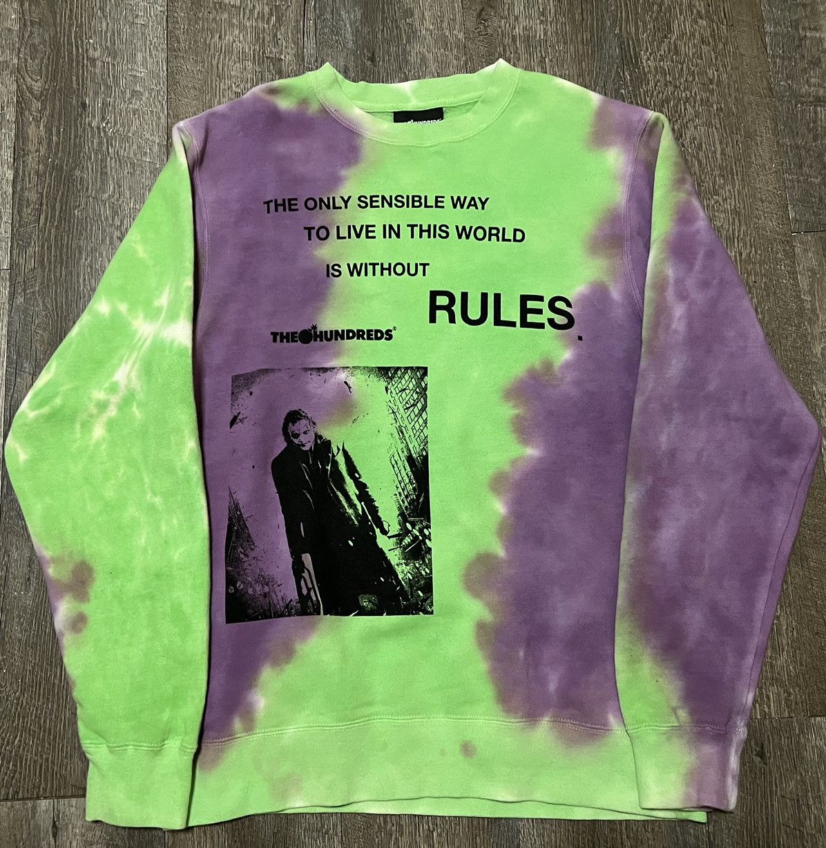 The Hundreds x The Dark Knight Joker Crewneck Sweater 21x24