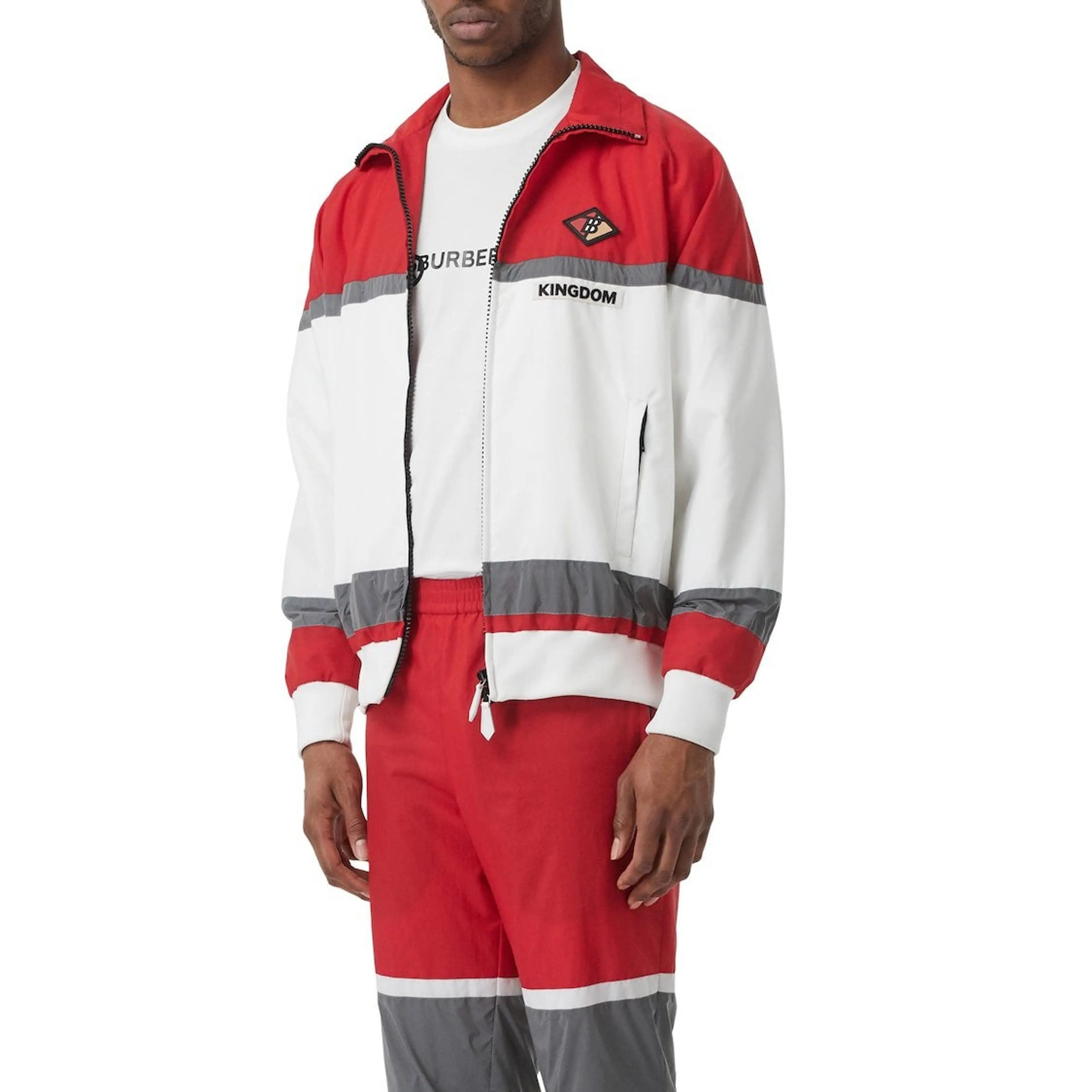 Burberry Men's Burberry Icon Stripe Colorblock Track Jacket Size US M / EU 48-50 / 2 - 2 Thumbnail