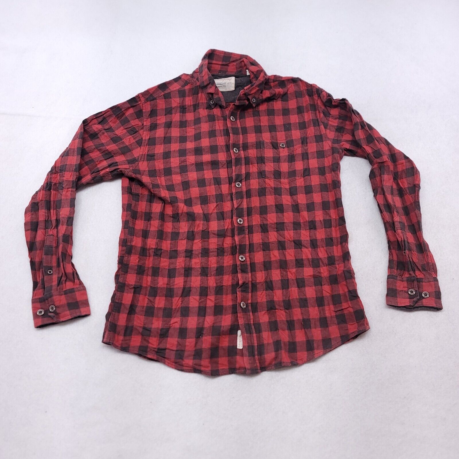 Weatherproof Weatherproof Gingham Flannel Shirt Womens Size Medium M Red Size M / US 6-8 / IT 42-44 - 2 Thumbnail