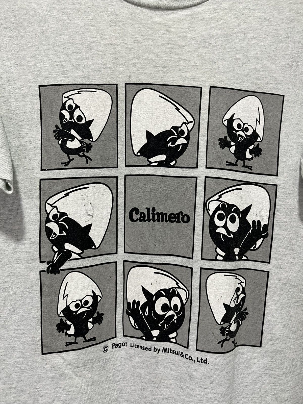 Anime × Fruit Of The Loom Vintage Calimero Anime Tv Series by Pagot T.Shirt 90s Size US M / EU 48-50 / 2 - 3 Thumbnail