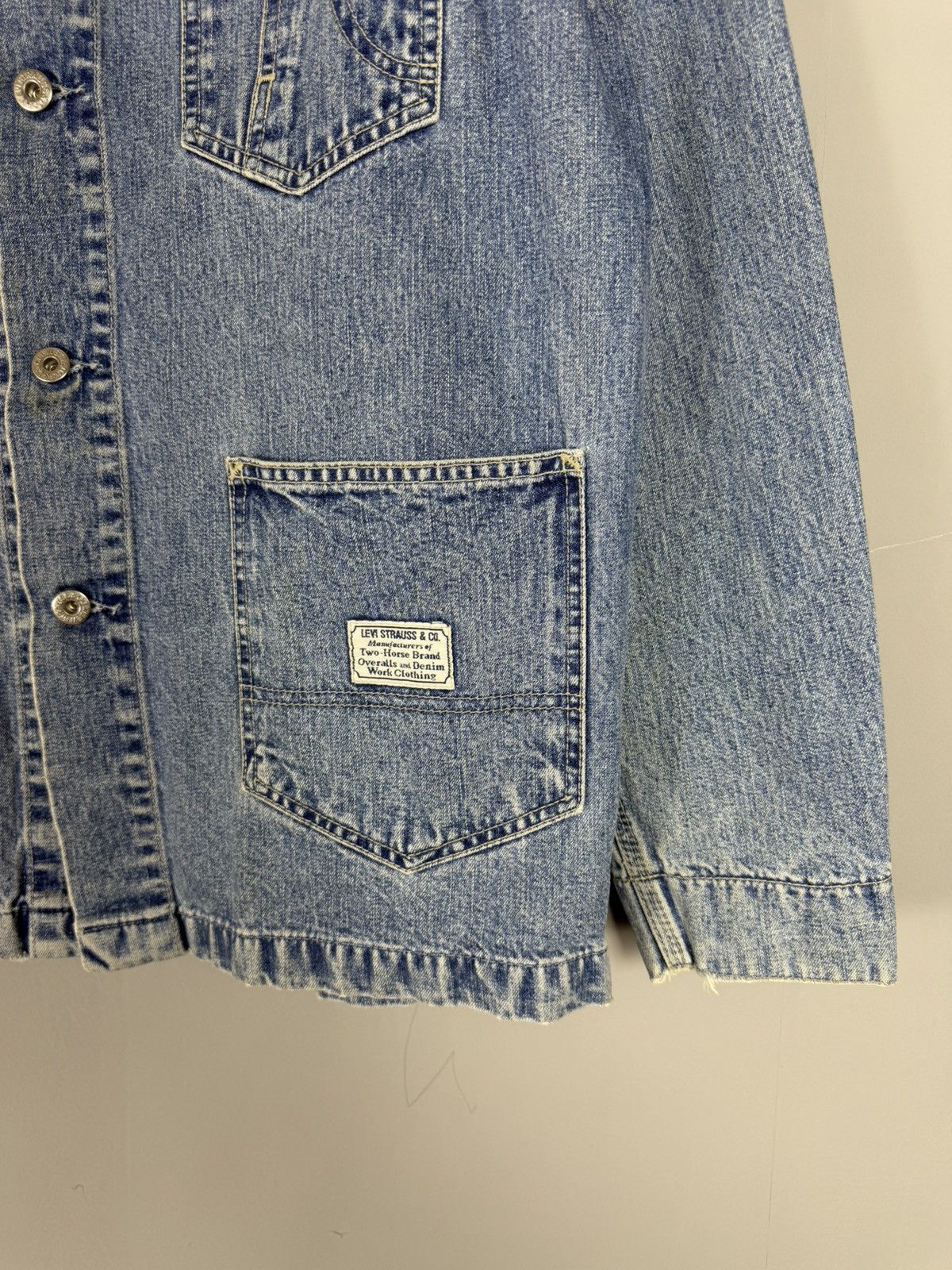 Levi's Vintage Clothing Vintage 90s LEVIS Denim jacket Size US L / EU 52-54 / 3 - 4 Thumbnail