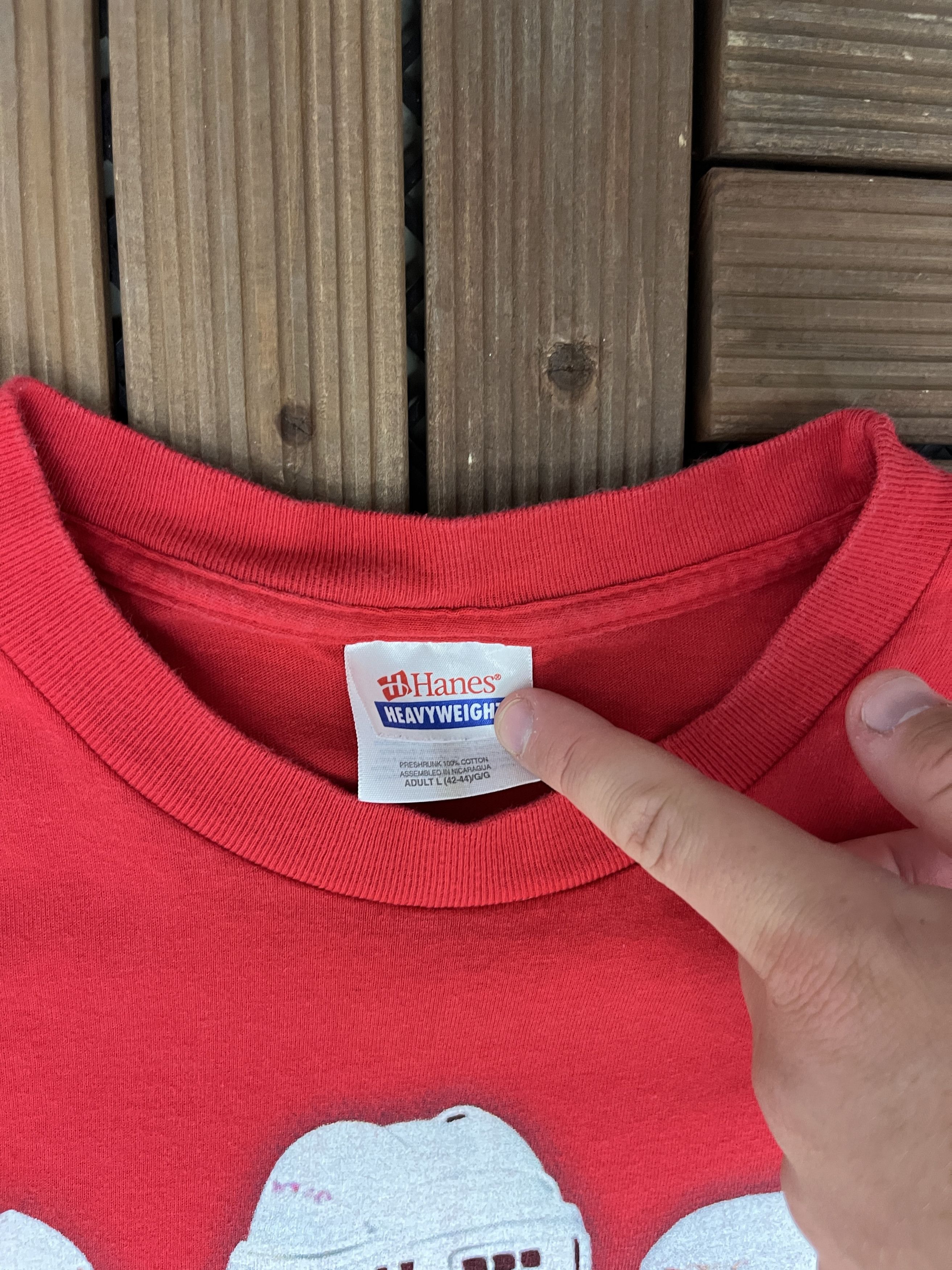 Vintage Detroit Red Wings Stanley Cup Champions 2002 Vintage Tee Size US L / EU 52-54 / 3 - 5 Thumbnail