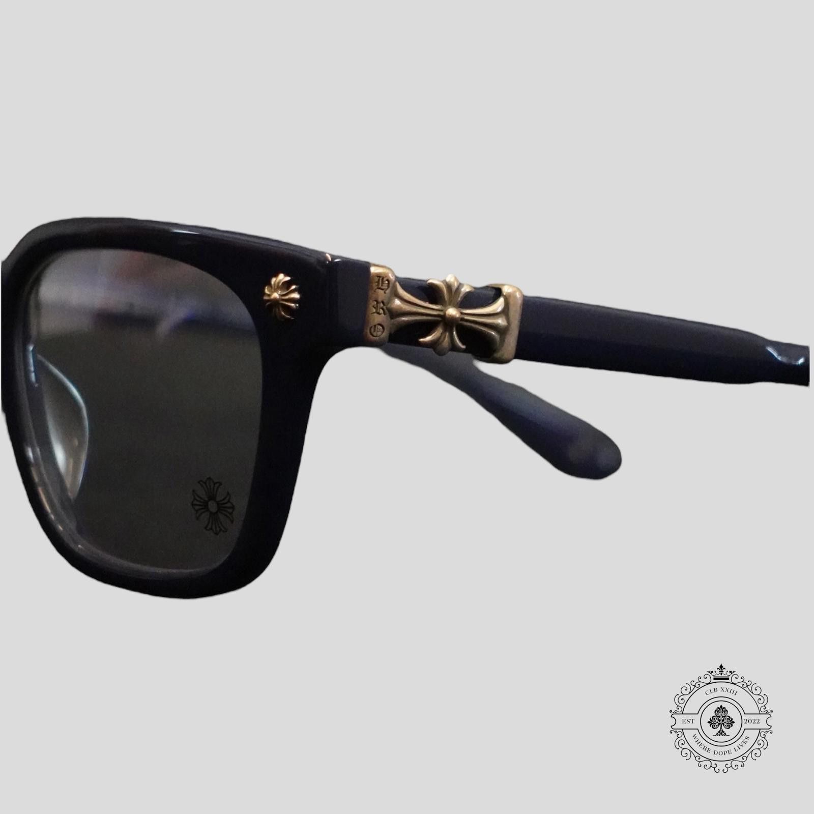 Chrome Hearts Chrome Hearts Cox Ucker Sunglasses in Blue/Silver Size ONE SIZE - 5 Thumbnail