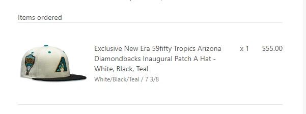 Hat Club Size 7 3/8 - Hat Club Exclusive Arizona Diamondbacks Tropics Size ONE SIZE - 5 Thumbnail