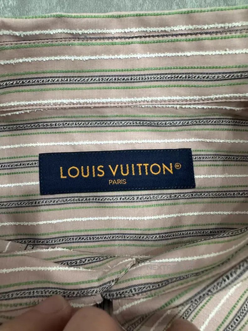 Louis Vuitton Louis Vuitton 26 New Louis Vuitton Striped Long Sleeve Shi Size US XL / EU 56 / 4 - 4 Thumbnail