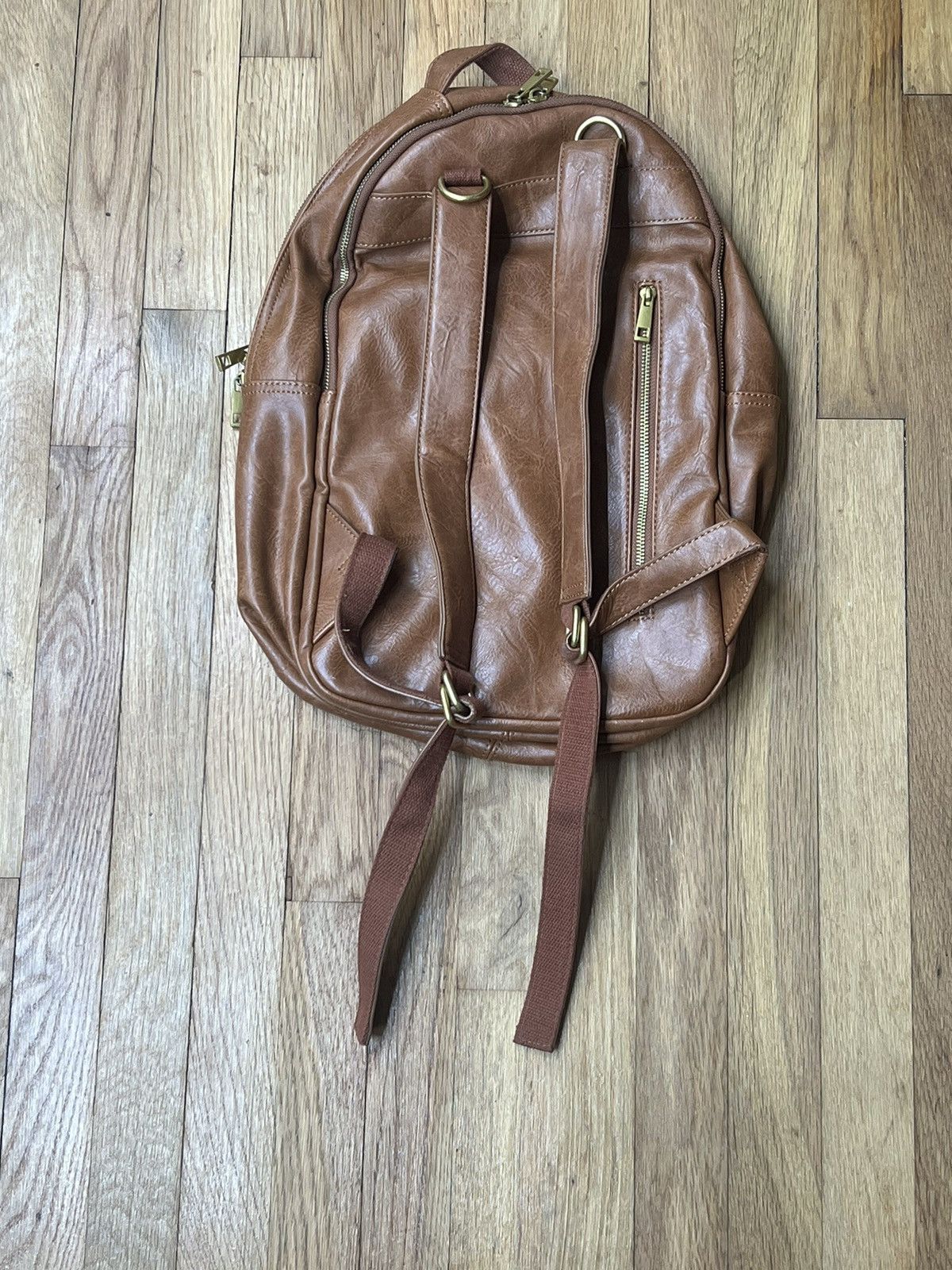 Other Fawn Jillian Harris The Pack Brown Vegan Leather Backpack Size ONE SIZE - 2 Thumbnail