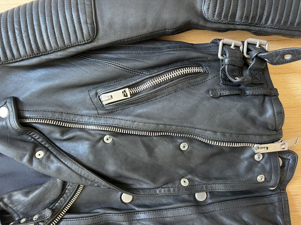 Burberry Prorsum Burberry Prorsum 2011 Leather Biker Jacket 38 Size S / US 4 / IT 40 - 5 Thumbnail