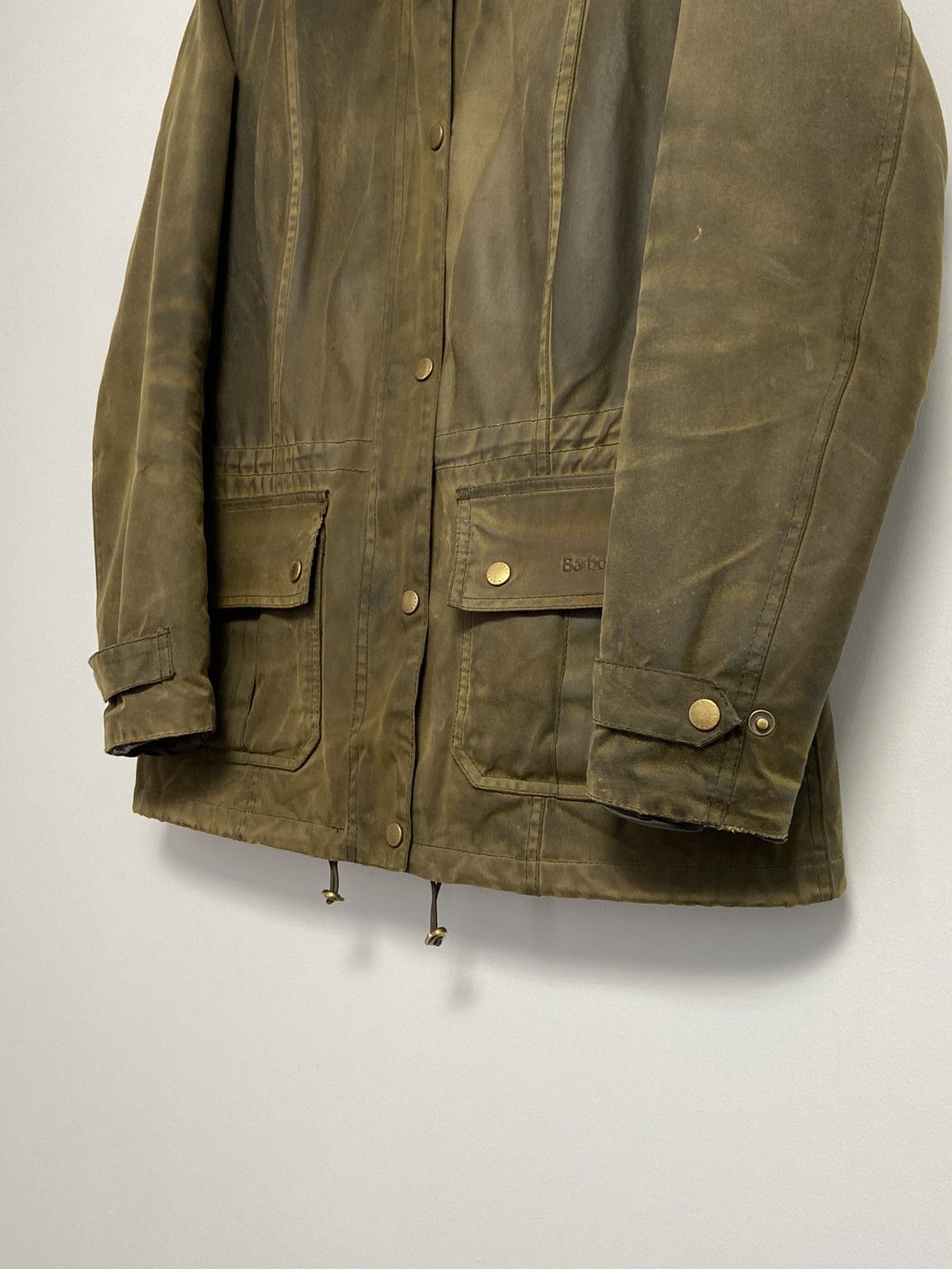 Barbour × Vintage Barbour Vintage waxed jacket Size L / US 10 / IT 46 - 7 Thumbnail