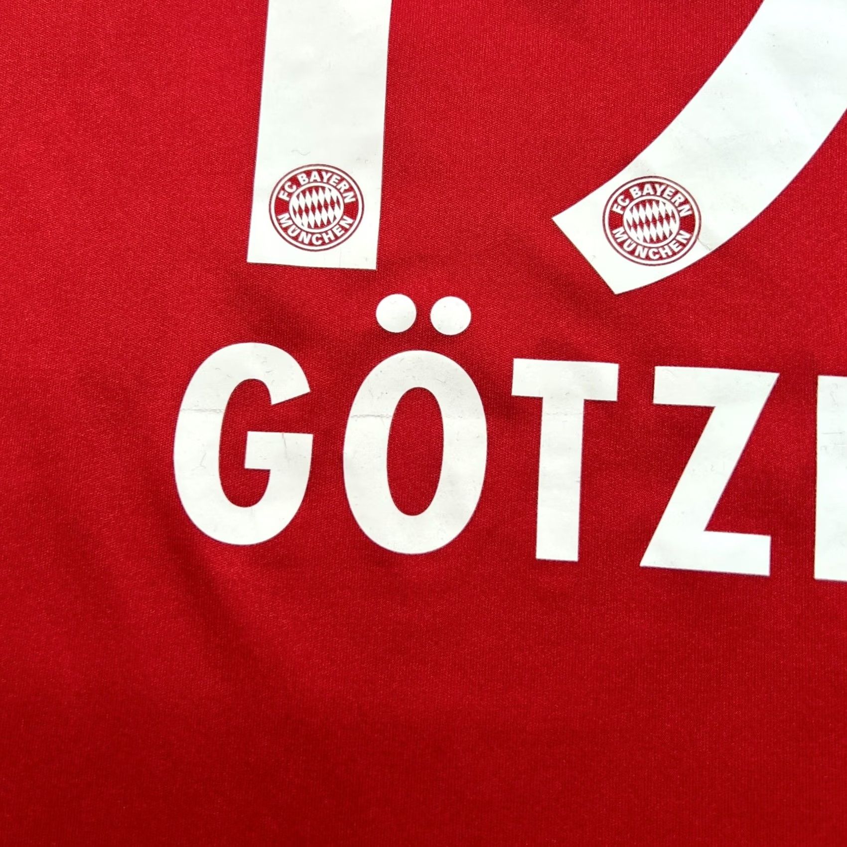 Adidas adidas Bayern Munich 2013 2014 Gotze #19 Home Womens Football Jersey M Red Shirt Womens Football Jersey Size M / US 6-8 / IT 42-44 - 7 Thumbnail