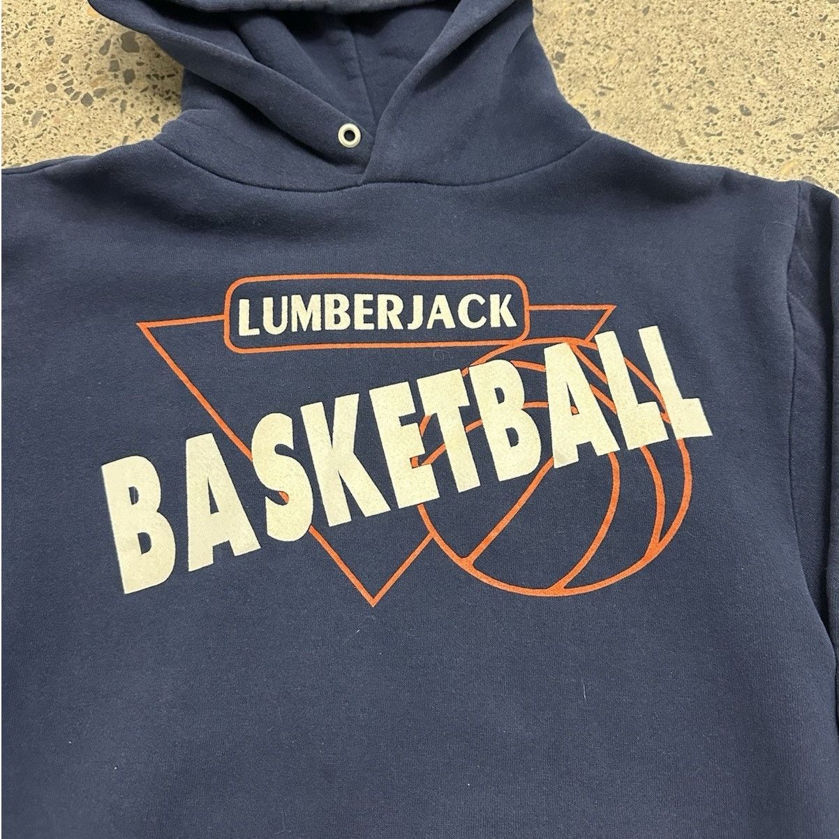 Jerzees × Vintage Vintage Jerzees Lumberjack Basketball Hoodie Men’s Small Size US S / EU 44-46 / 1 - 2 Thumbnail