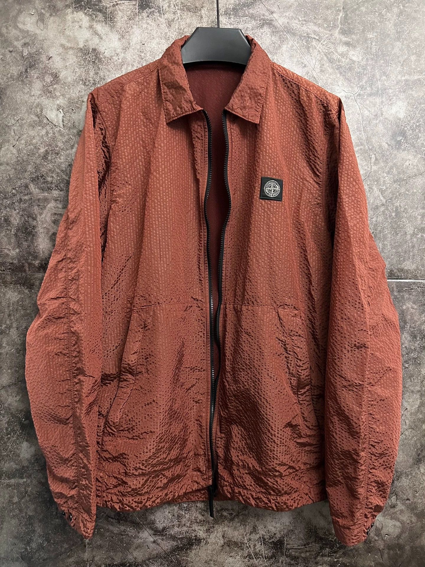 Stone Island Stone Island Metal Nylon Brick Red L Light Collar Jkt Size US L / EU 52-54 / 3 - 2 Thumbnail