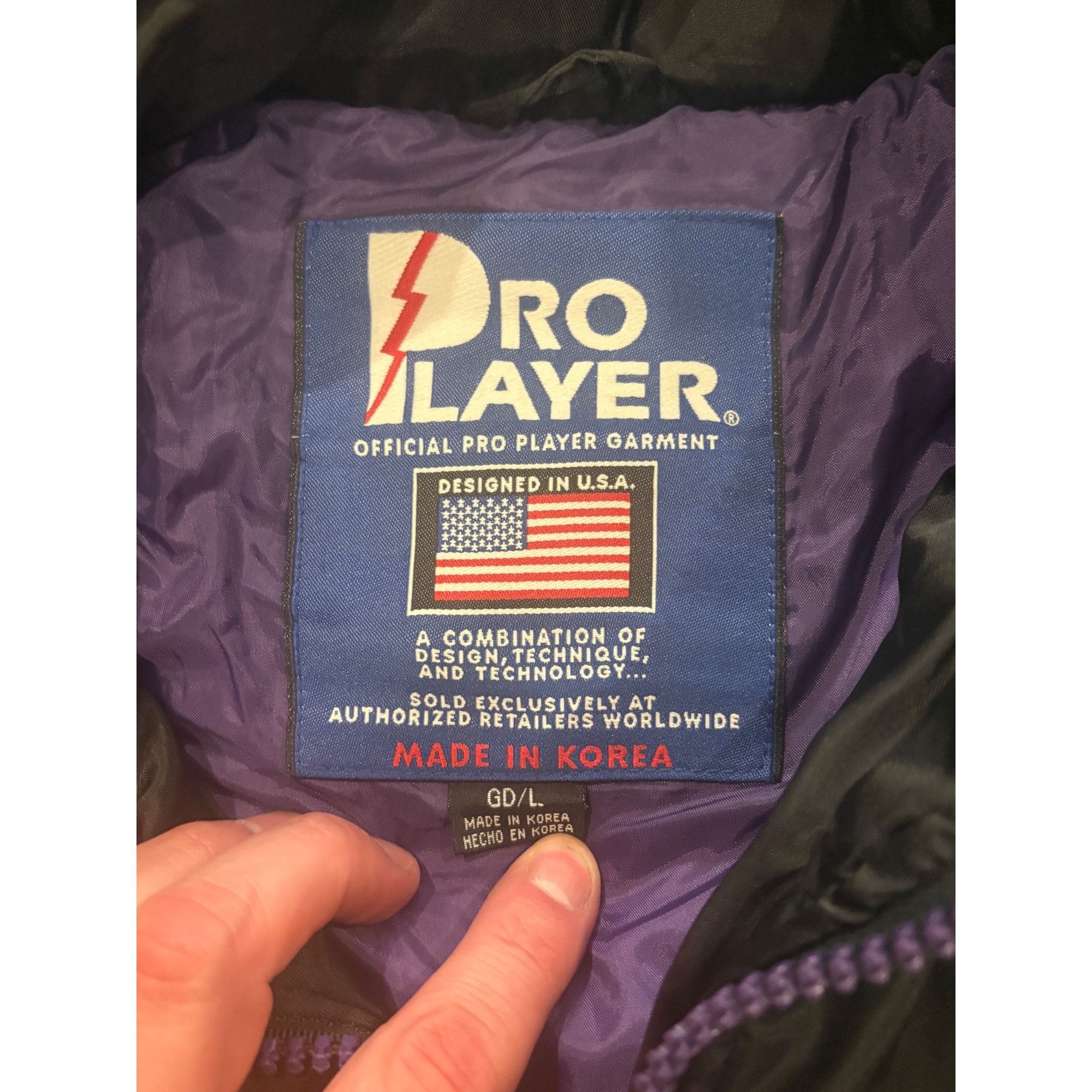 Pro Player Vintage 90s Pro Player Baltimore Ravens Old Logo NFL Puffer Size US L / EU 52-54 / 3 - 7 Thumbnail